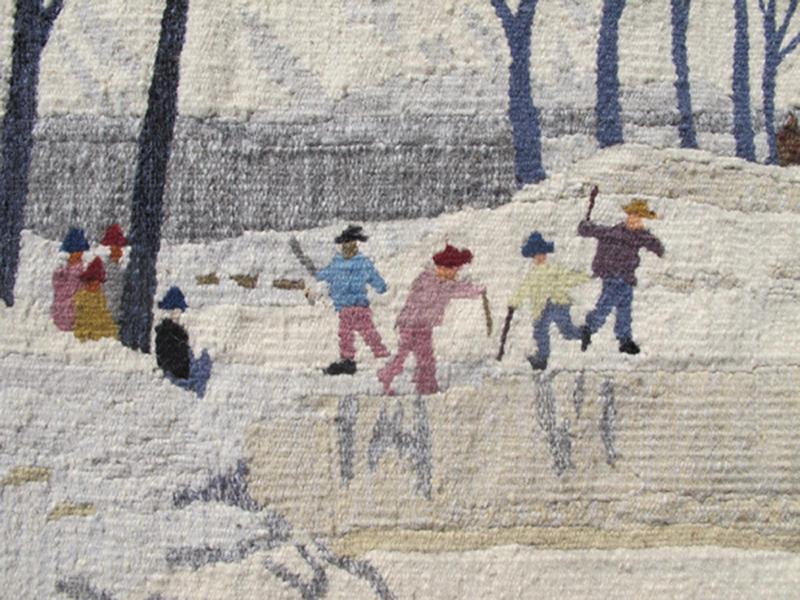 Keivan Woven Arts 13 - 1104 Hand woven scenic tapestry from the mid 20th century, - Keivan Woven Arts13 - 1104 - 4010Rug