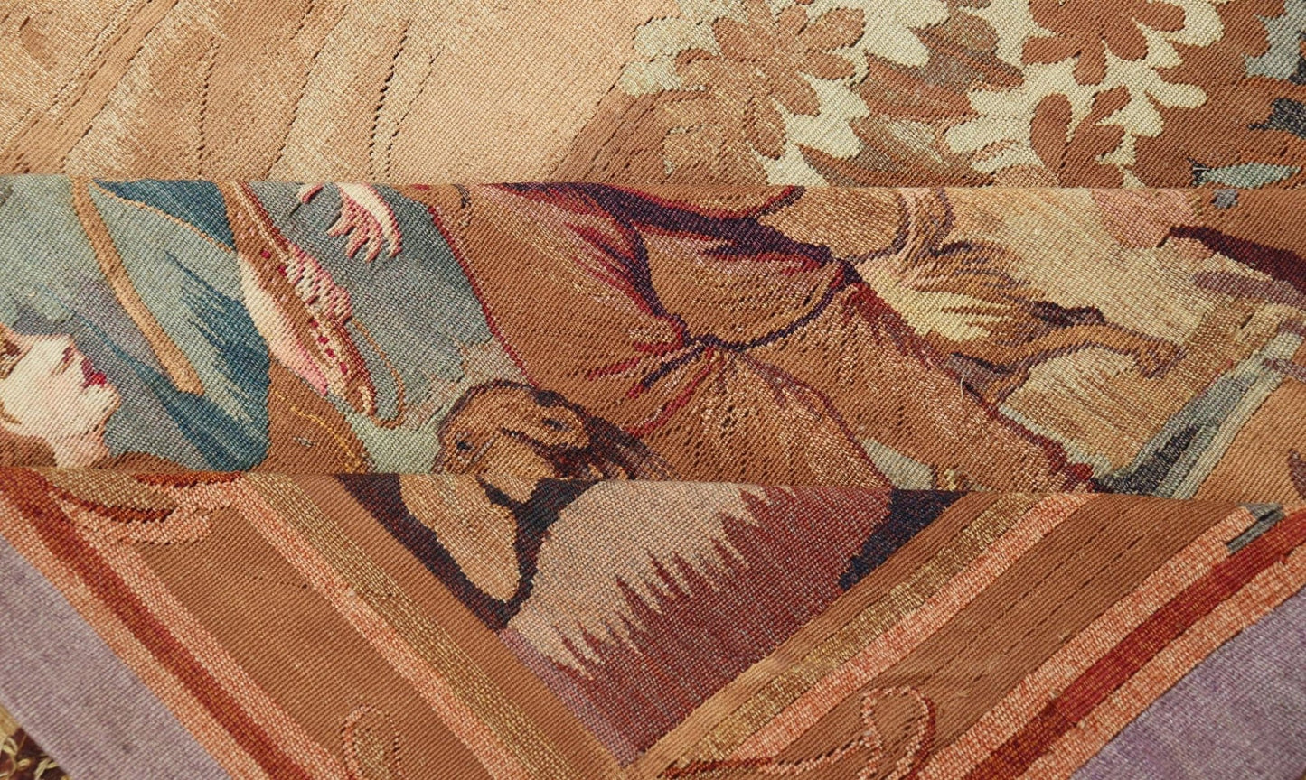 19th Century Antique French Verdure Tapestry with a Countryside Scene. 19th Century Antique French Verdure Tapestry with a Countryside Scene. Rug 16 - 1206, This enchanting antique verdure tapestry beautifully illustrates a Countryside Scene with... - Keivan Woven Arts16 - 1206 - 8135Rug