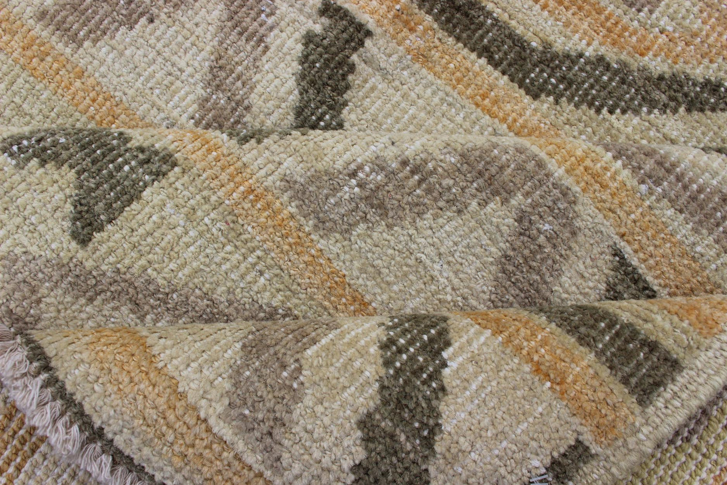 Tribal Modern Rug With All - Over Pattern by Keivan Woven Arts. rug 1912 - 261 country of origin / type: Afghan / Tribal / Keivan Woven Arts. Measures: 8'1 x 9'7. This tribal rug with a modern design rendered in an all over modern pattern, features ... - Keivan Woven Arts1912 - 261 - 12321Rug