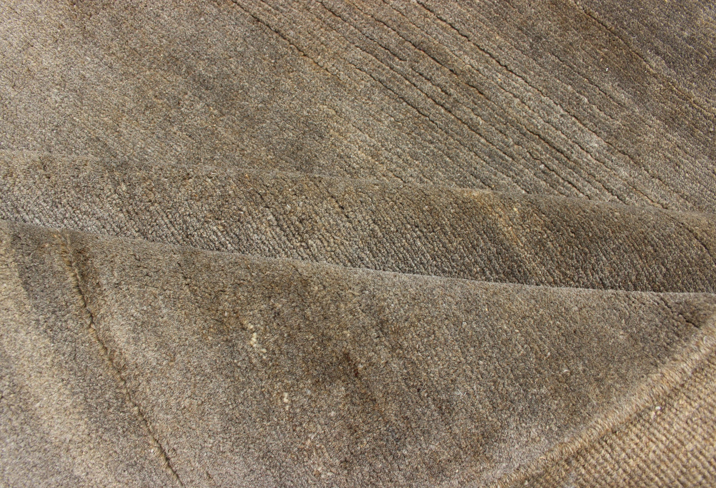 Modern Rug in Neutral Tones With Subdued Design by Keivan Woven Arts. Keivan Woven Arts / rug 1912 - 274, country of origin / type: Afghanistan. Measures: 8'3 x 9'10. The subdued design of this piled rug makes it perfect for modern and casual inte... - Keivan Woven Arts1912 - 274 - 12843Rug