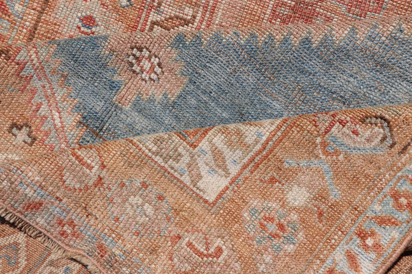 Antique Persian Kurdish Runner With Large Tribal Medallion Design. Keivan Woven Arts, 19-0106, country of origin / type: Iran / Kurdish, circa 1900.
Measures: 3'7 x 14'3
This antique Kurdish tribal rug was woven by Kurdish weavers in west...