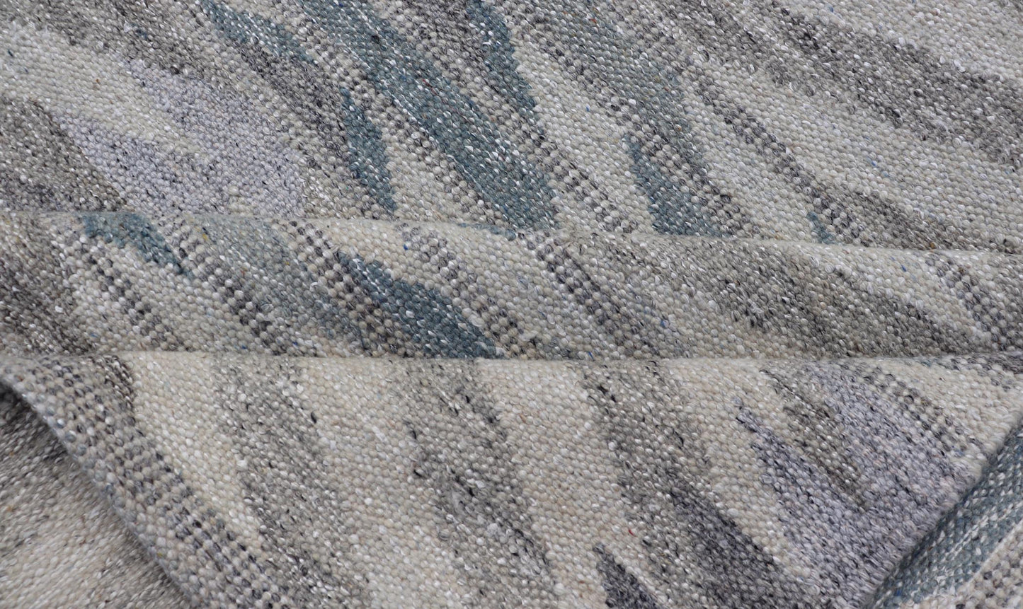 Modern Scandinavian Flat-Weave Reversible Rug With Large Diamond Design, Scandinavian rug, Swedish rug,
Modern Scandinavian Flat-Weave Reversible Rug. Neutral colored Modern Scandinavian Flat-Weave Rug With Large Diamonds in silver, gray and blue. ...