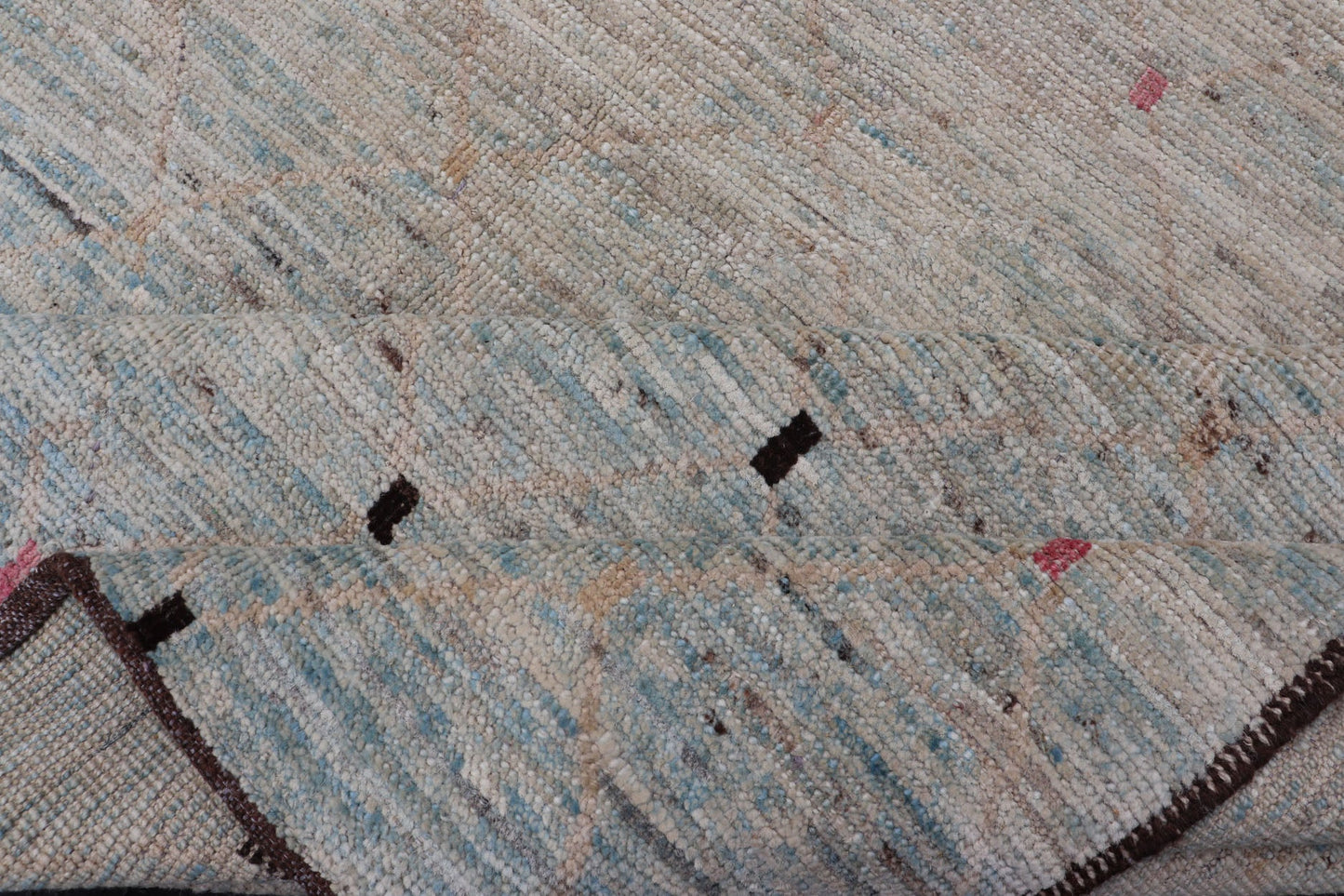 Modern Afghanistan Rug with All - Over Modern Pattern Neutral tone rug with allover modern design, Keivan Woven Arts / rug AFG - 29165, country of origin / type: Afghanistan The subdued design of this piled rug makes it perfect for modern and... - Keivan Woven ArtsAFG - 29165 - 15587Rug
