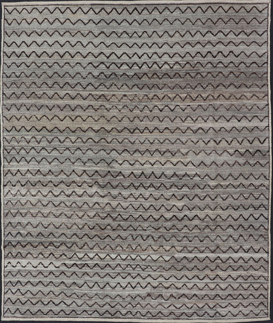 Modern Afghanistan Rug with All - Over Pattern in Muted Tones Neutral tone rug with free - flowing tribal design, Keivan Woven Arts / rug AFG - 29983, country of origin / type: Afghanistan The subdued design of this piled rug makes it perfect f... - Keivan Woven ArtsAFG - 29983 - 15899Rug
