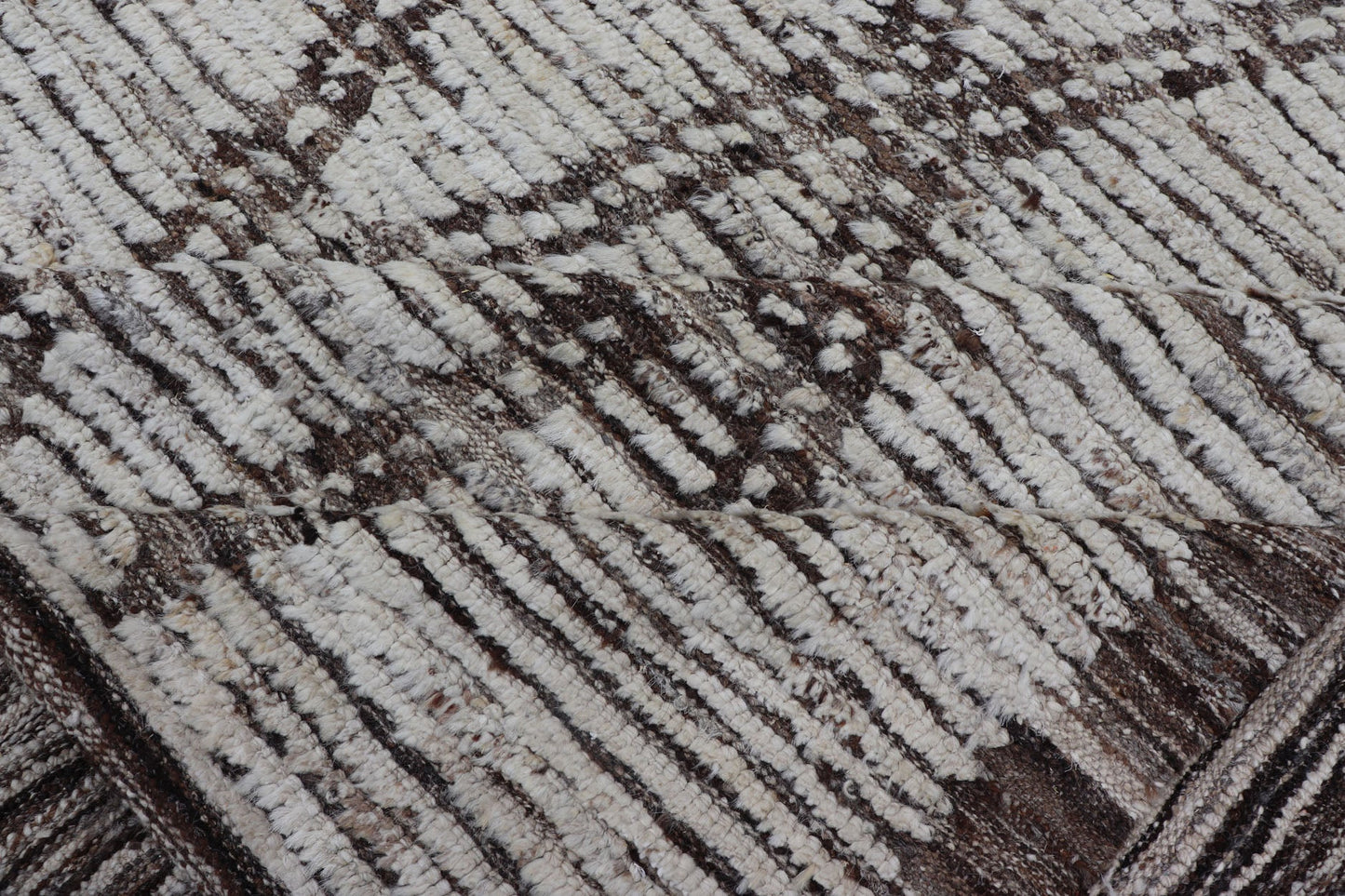 Tribal Moroccan with Intricate Diamond Pattern in White and Earth Tones Cream andbrown rug with modern casual design and natural wool. Keivan Woven Arts / rug AFG - 31889, country of origin / type: Afghanistan / Modern, Measures: 9'2 x 11'4. ... - Keivan Woven ArtsAFG - 31889 - 15705Rug