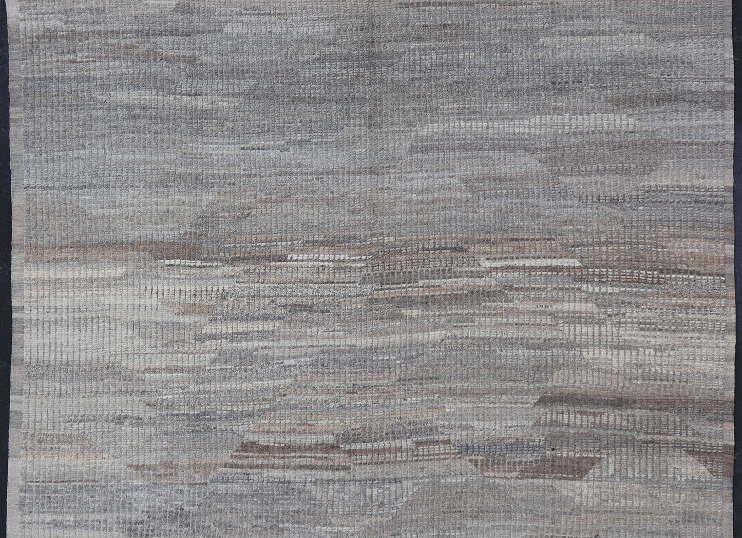 Casual Modern Rug in Neutral and Silver Gray Tones with Subdued Design Neutral tone rug with casual modern free - flowing design. Keivan Woven Arts / rug AFG - 36092, country of origin / type: Afghanistan / Casual modern design/ modern casual ... - Keivan Woven ArtsAFG - 36092 - 5748 - 16706Rug