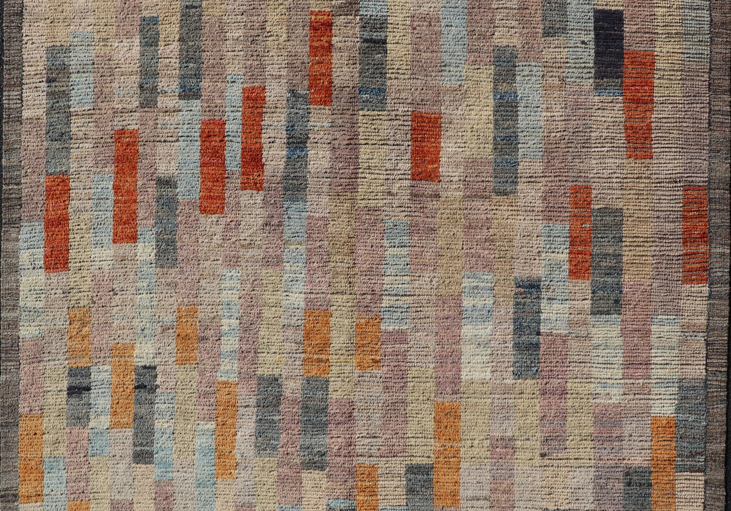 Keivan Woven arts modern rug in abstract design and colorful field . Measures: 7'0 x 9'6 This Keivan Woven arts modern rug made in an abstract design and colorful field with variety of bright and happy colors. this Keivan Woven Arts mod... - Keivan Woven ArtsAFG - 39468 - 18293Rug