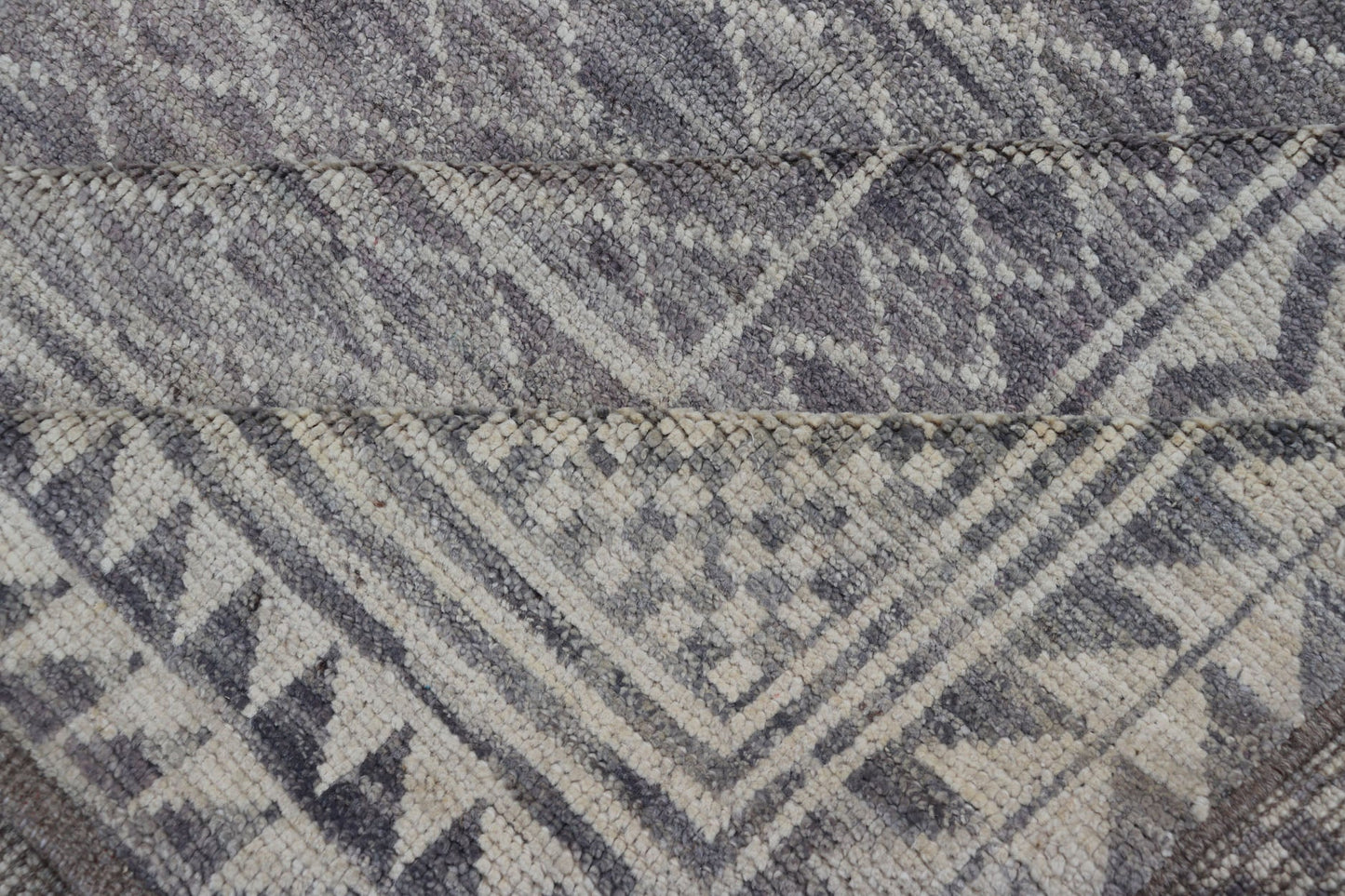 Measures: 10'1 x 12'0 Modern Piled Rug with All - Over Design by Keivan Woven Arts in Gray and Cream. Keivan Woven Arts/ rug AFG - 39481, country of origin / type: Afghanistan, Modern. The subdued modern design of this piled rug makes it perfect fo... - Keivan Woven ArtsAFG - 39481 - 18305Rug