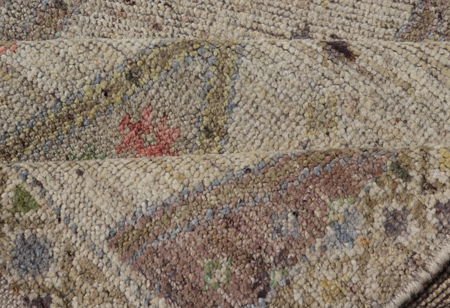 Modern Hand - Knotted Runner with Sub - Geometric Diamond Design in Wool This modern casual tribal rug has been hand - knotted in wool. The rug features a modern sub - geometric diamond design, rendered in multicolor, and enclosed within a complemen... - Keivan Woven ArtsAFG - 39502 - 19754Rug