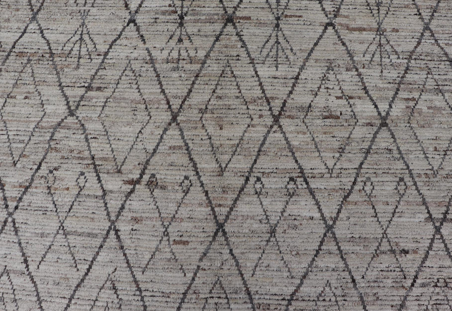 Modern Hand - Knotted Kilim in Wool with All - Over Sub - Geometric Diamond Design This modern casual tribal rug has been hand - knotted. The rug features a modern all - over sub - geometric diamond design, replete with various motifs, the entirety of the ... - Keivan Woven ArtsAFG - 39748 - 19514Rug