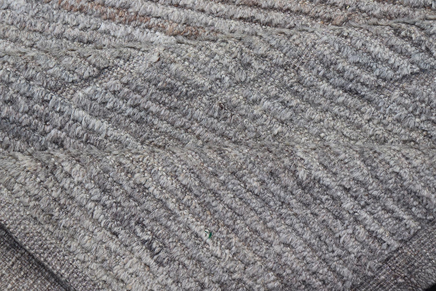 Modern Casual Runner Hand Knotted in Neutral Tones with Shades of Gray. Keivan Woven Arts rug AFG - 39819, country of origin / type: Afghanistan / Pile. Measures: 2'11 x 9'8 The subdued design of this runner makes it perfect for modern and casual ... - Keivan Woven ArtsAFG - 39819 - 21343Rug