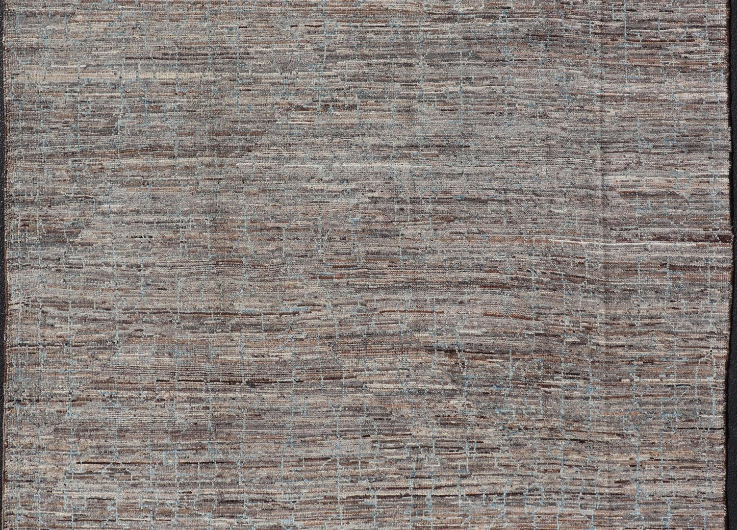 Modern Hand - Knotted Tribal Rug in Wool with All - Over Sub - Geometric Design This modern casual tribal rug has been hand - knotted in wool. The rug features an all - over modern sub - geometric design, rendered in blue, gray and earthy tones; making thi... - Keivan Woven ArtsAFG - 39910 - 19586Rug