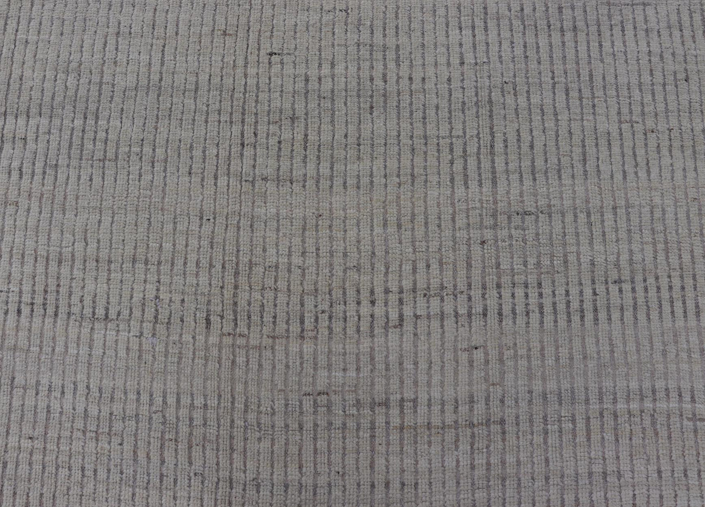 Modern Hand - Knotted Rug with All - Over Geometric High - Low Design in Neutral Tones This modern casual tribal rug has been hand - knotted in wool. The rug features a modern geometric High - Low design and texture, rendered in neutral tones; making this... - Keivan Woven ArtsAFG - 40998 - 19802Rug