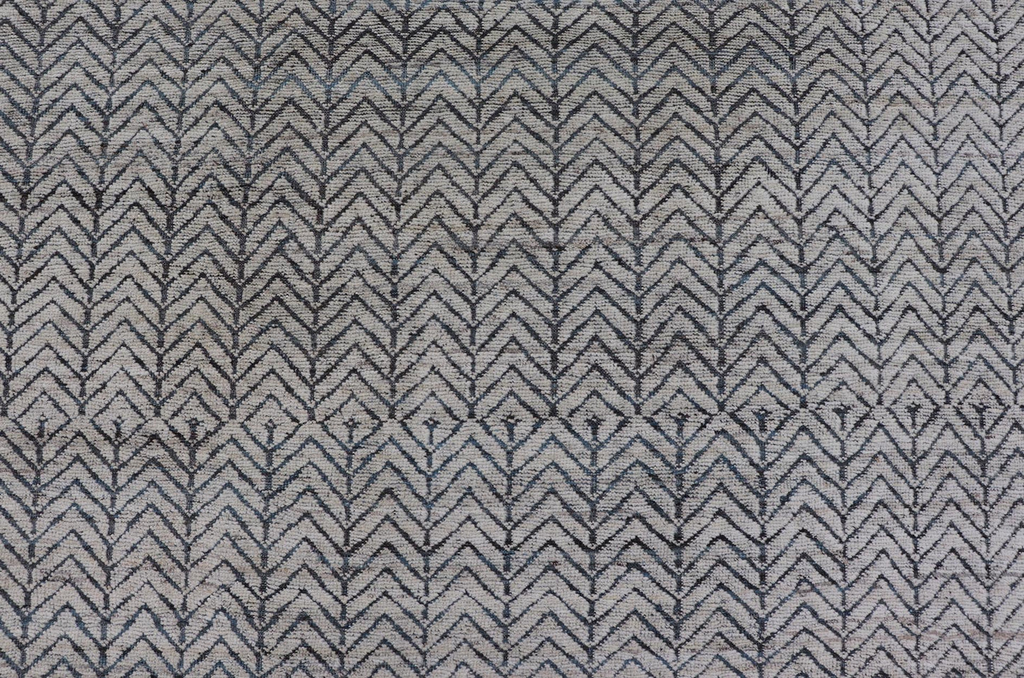 Large Modern Rug in White and Denim Blue for Palace Size Modern Interiors. Very Large Modern Rug in White and Denim Blue for Palace Size Modern Interiors, Keivan Woven Arts/ rug AFG - 41473, country of origin / type: Afghanistan / Modern Casual, c... - Keivan Woven ArtsAFG - 41473 - 19472Rug