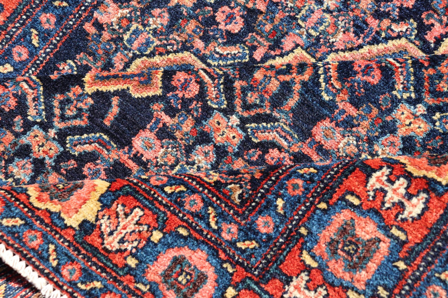 Antique Persian Senneh Rug with Unique Medallion and All - Over Design. Keivan Woven Arts/ rug AVI - 1101, country of origin / type: Iran / Senneh, circa 1900 Measures: 3'6 x 4'10 This incredibly finely woven antique Persian Senneh rug was handwoven... - Keivan Woven ArtsAVI - 1101 - 25321Rug