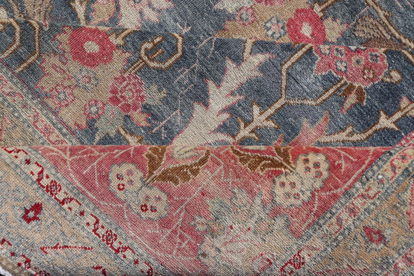 Antique Persian Tabriz Rug with Brid Design in Blue Keivan Woven Arts. Keivan Woven Arts / rug AVI - 1103, country of origin / type: Iran / Tabriz, circa 1920 Measures: 8'8 x 12'0 An exquisite work of art, this rug offers a unique opportunity ... - Keivan Woven ArtsAVI - 1103 - 25333Rug