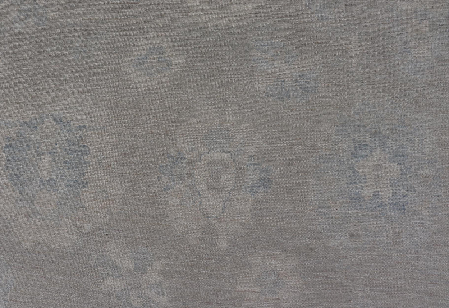 Hand - Knotted Transitional Neutral Oushak Rug in Light Gray, Light Blue, Green. Keivan Woven Arts; rug AWR - 17324 Country of Origin: Afghanistan Type: Oushak Design: All - Over, Floral. Measures: 9'1 x 11'10 Hand - Knotted in Afghanistan, this rustic ... - Keivan Woven ArtsAWR - 17324 - 24904Rug
