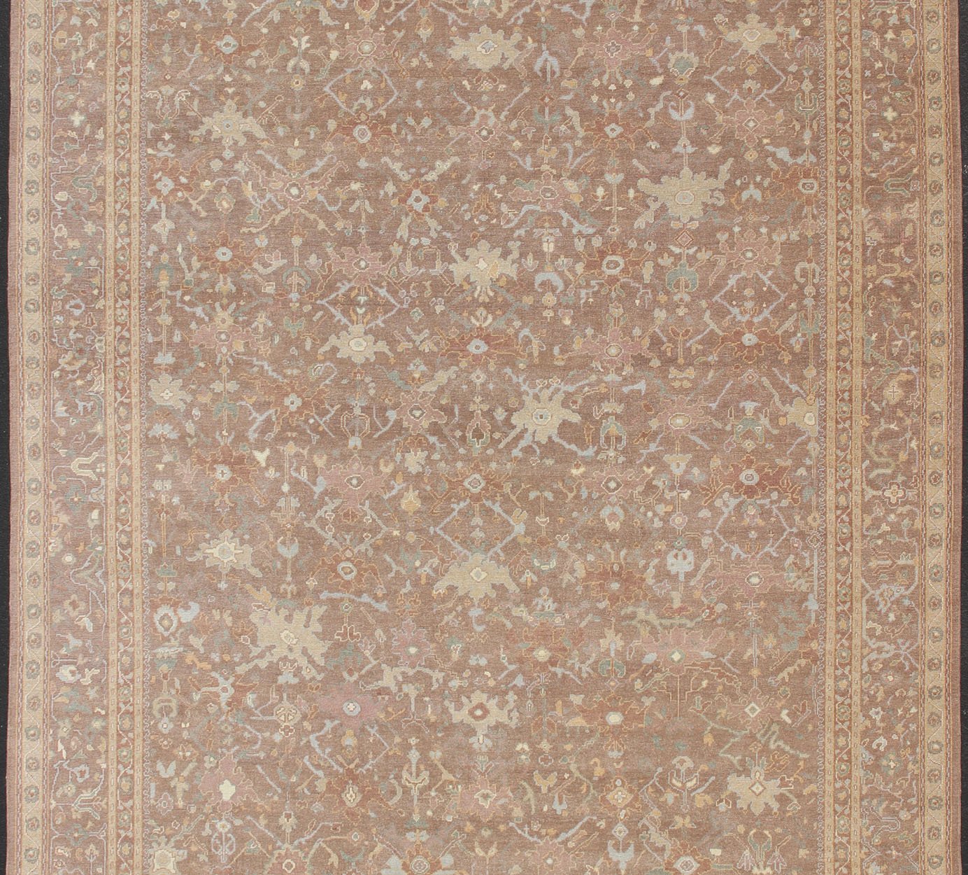 Keivan Woven Arts Large All - Over Design Hand - Knotted Wool Fine Amritsar Rug Large Keivan Woven Arts All - Over Design Hand - Knotted Wool Fine Amritsar Rug Modern Indian All - Over Hand - Knotted rug in Wool. Measures 12'9 x 15'9 This ... - Keivan Woven ArtsBDH - 724098 - 13218Rug