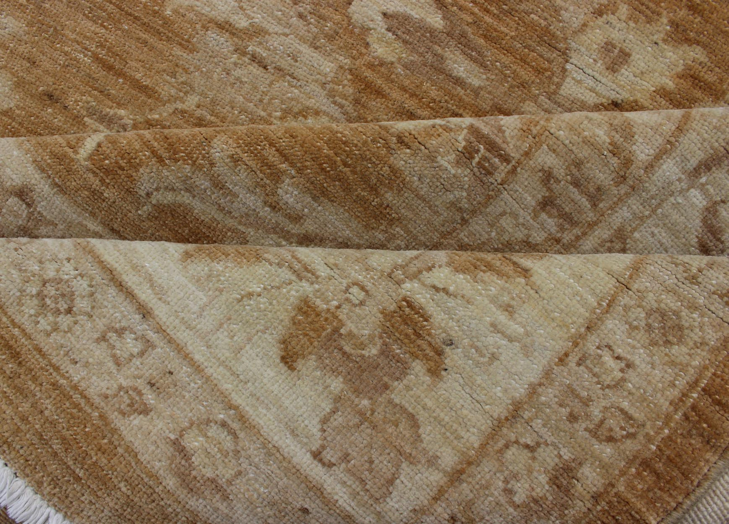 Sultanabad Design Afghan Made Floral Rug. Measures: 8'10 x 11'7. This elegantly handwoven rug is from Afghanistan and woven from the finest wool to create a soft and luxurious piece that will work well in so many different settings with earthy t... - Keivan Woven ArtsDSP - BC11280 - 4094Rug