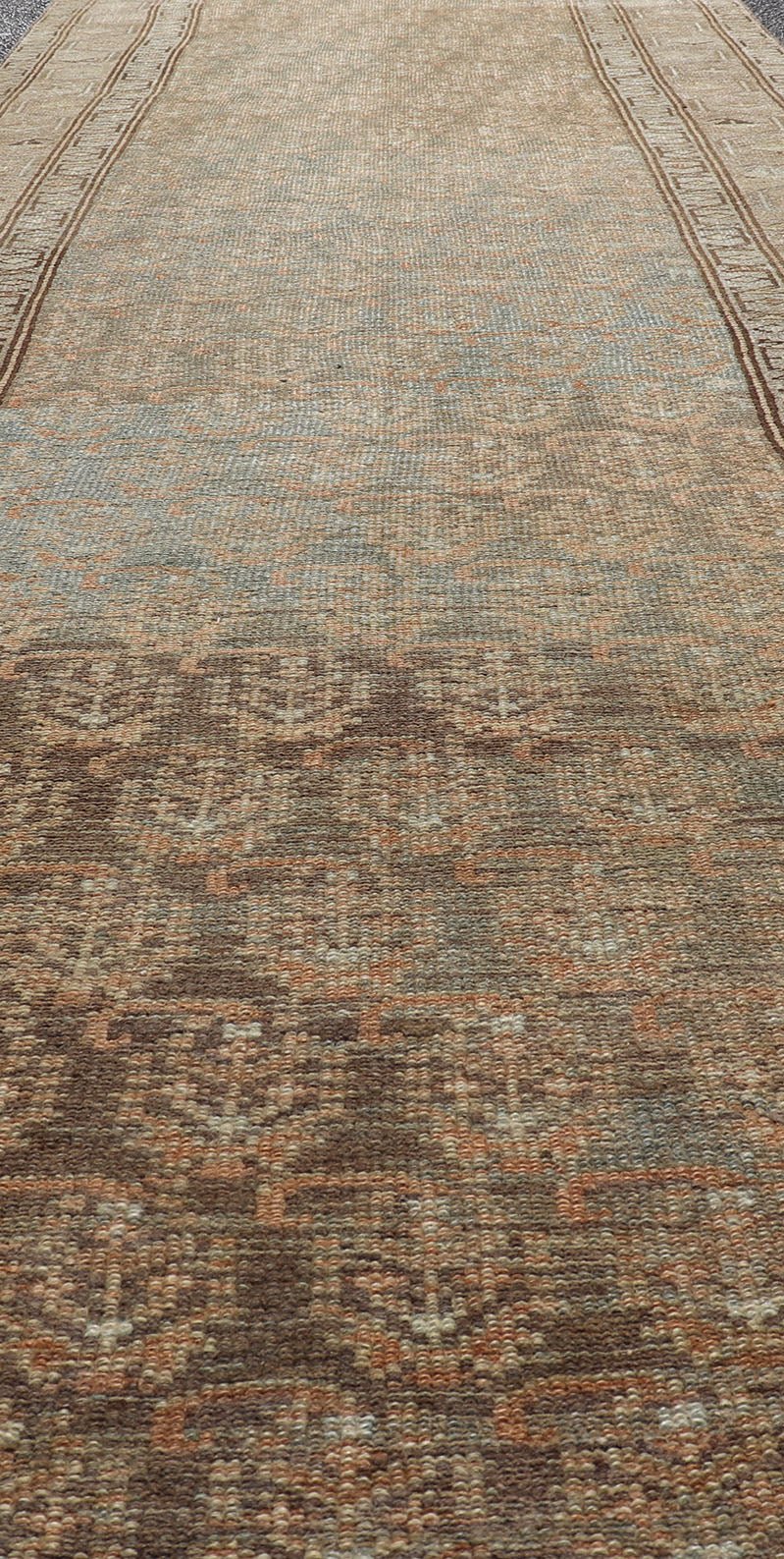 Paisley Field Antique Persian Malayer Runner by Keivan Woven Arts Antique Persian Malayer runner /rug EMB - 9712 - P13883, Keivan Woven Arts / country of origin / type: Iran / Malayer, circa 1920. Measures:3'5 x 14'5 - Keivan Woven ArtsEMB - 9712 - P13883 - 16472Rug