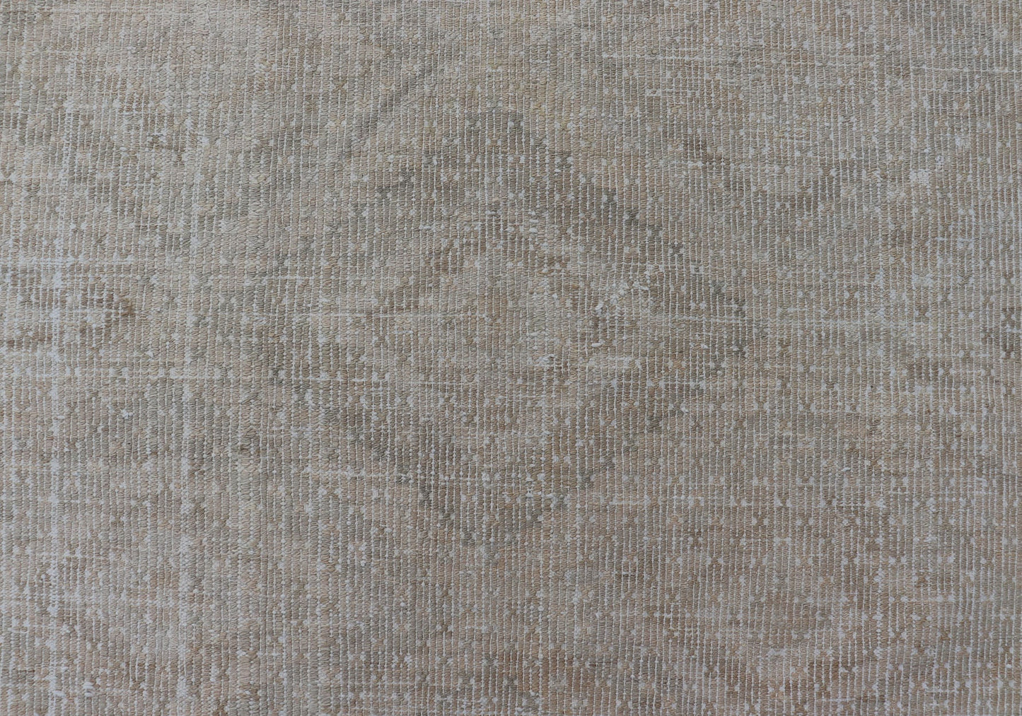 Vintage Turkish Embroidered Flat - Weave Rug With Faint Diamond Design Geometric design vintage Kilim rug from Turkey in neutral, muted tones, Keivan Woven Arts rug/EN - 1031, country of origin / type: Turkey / Kilim, circa 1940. Featuring a ... - Keivan Woven ArtsEN - 1031 - 14400Rug