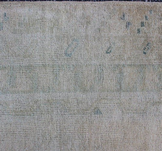 Mid 20th Century Striped Turkish Vintage Kilim - Keivan Woven ArtsEN - 123979