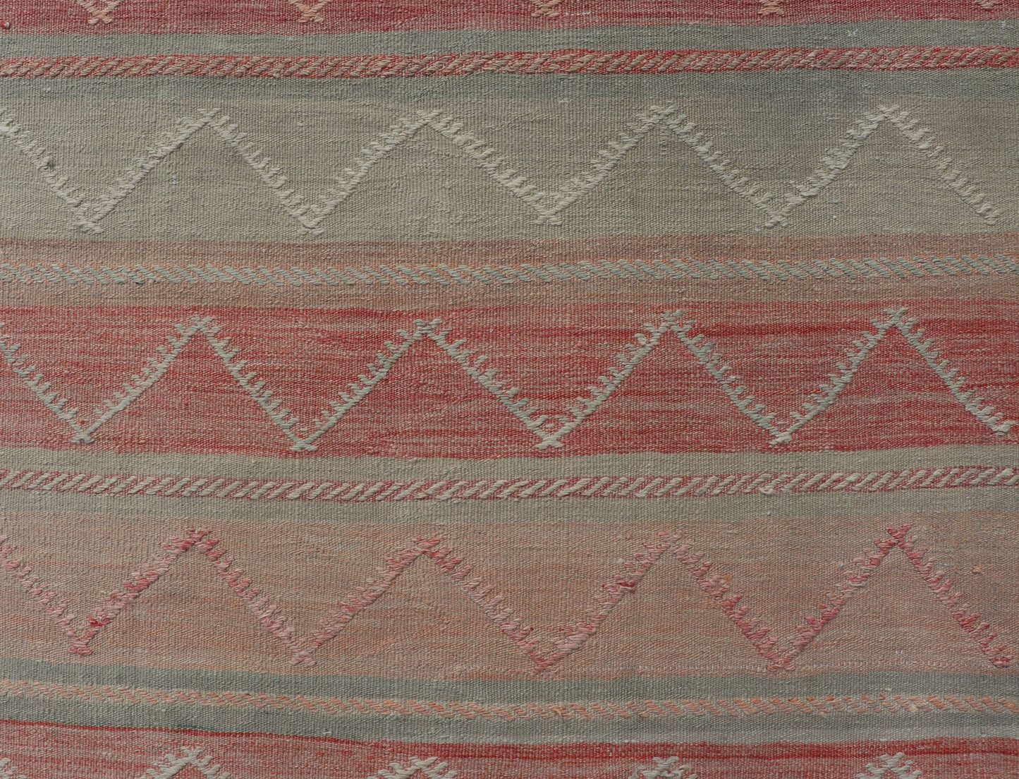 Multicolored Vintage Gallery Turkish Large Kilim Rug with Stripe Design Multicolored Vintage Gallery Turkish Large Kilim Rug with Stripe Design. Keivan Woven Arts / rug EN - 178919 country of origin / type: Turkey / Kilim, circa mid - 20th century ... - Keivan Woven ArtsEN - 178919 - 17532Rug
