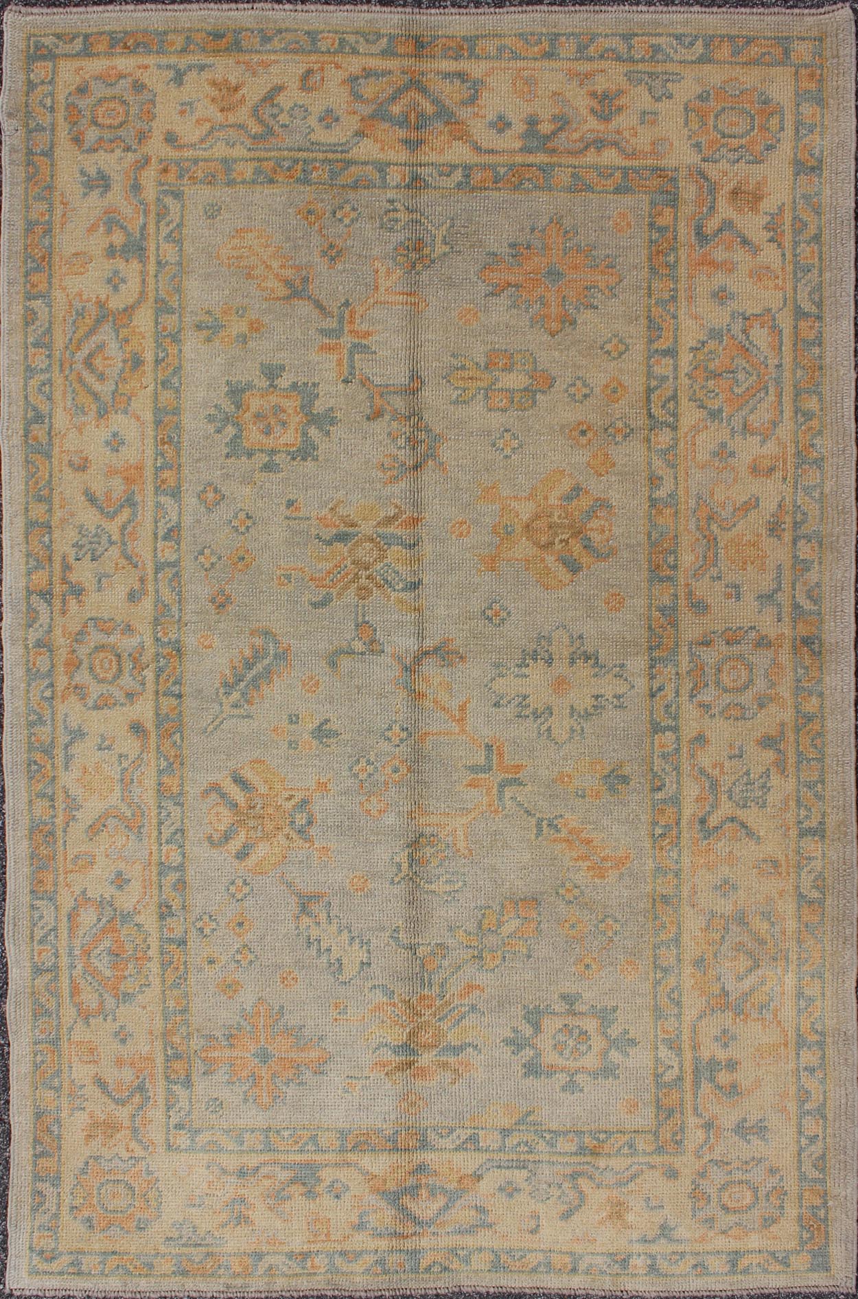 Keivan Woven Arts, En - 816, Reproduction Turkish Oushak Rug - 4'2 X 6'8 - Keivan Woven ArtsEN - 816 - 3614Rug