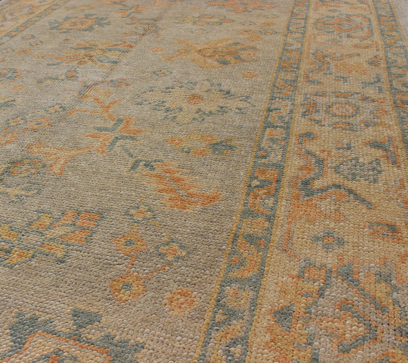 Keivan Woven Arts, En - 816, Reproduction Turkish Oushak Rug - 4'2 X 6'8 - Keivan Woven ArtsEN - 816 - 3614Rug