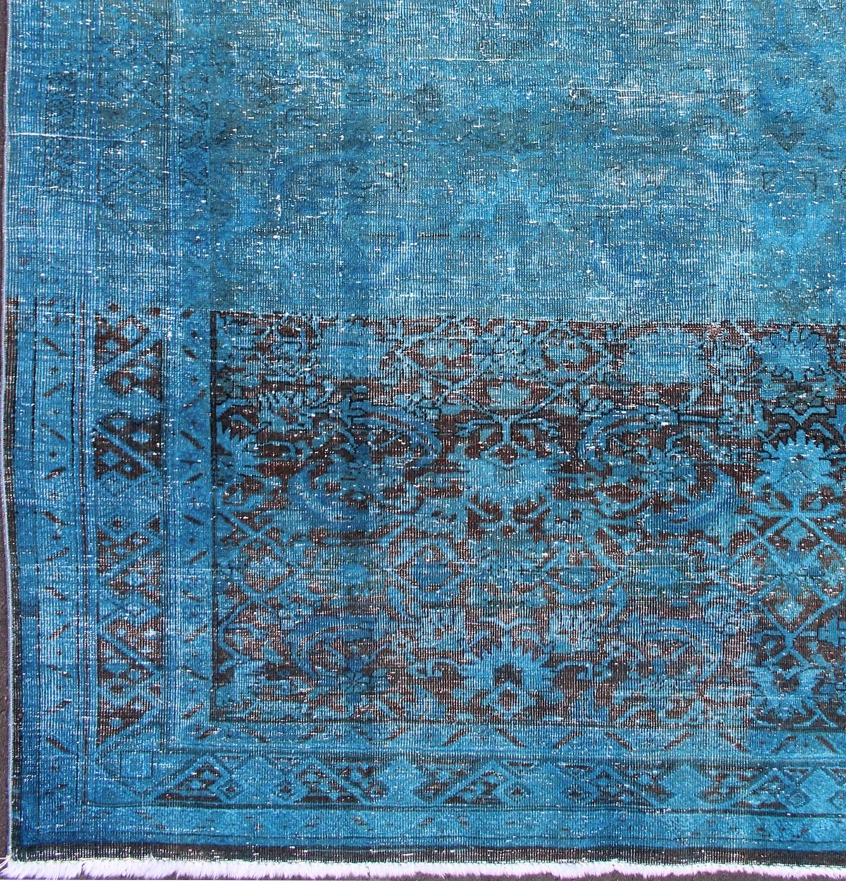 This beautiful antique Malayer rug from Iran was handwoven and bears a remarkably unique all - over design rendered in tones of blue. The combination of its early period creation and its one - of - a - kind design makes this a rare and desirable piece. Meas... - Keivan Woven ArtsH - 711 - 30 - 1225Rug