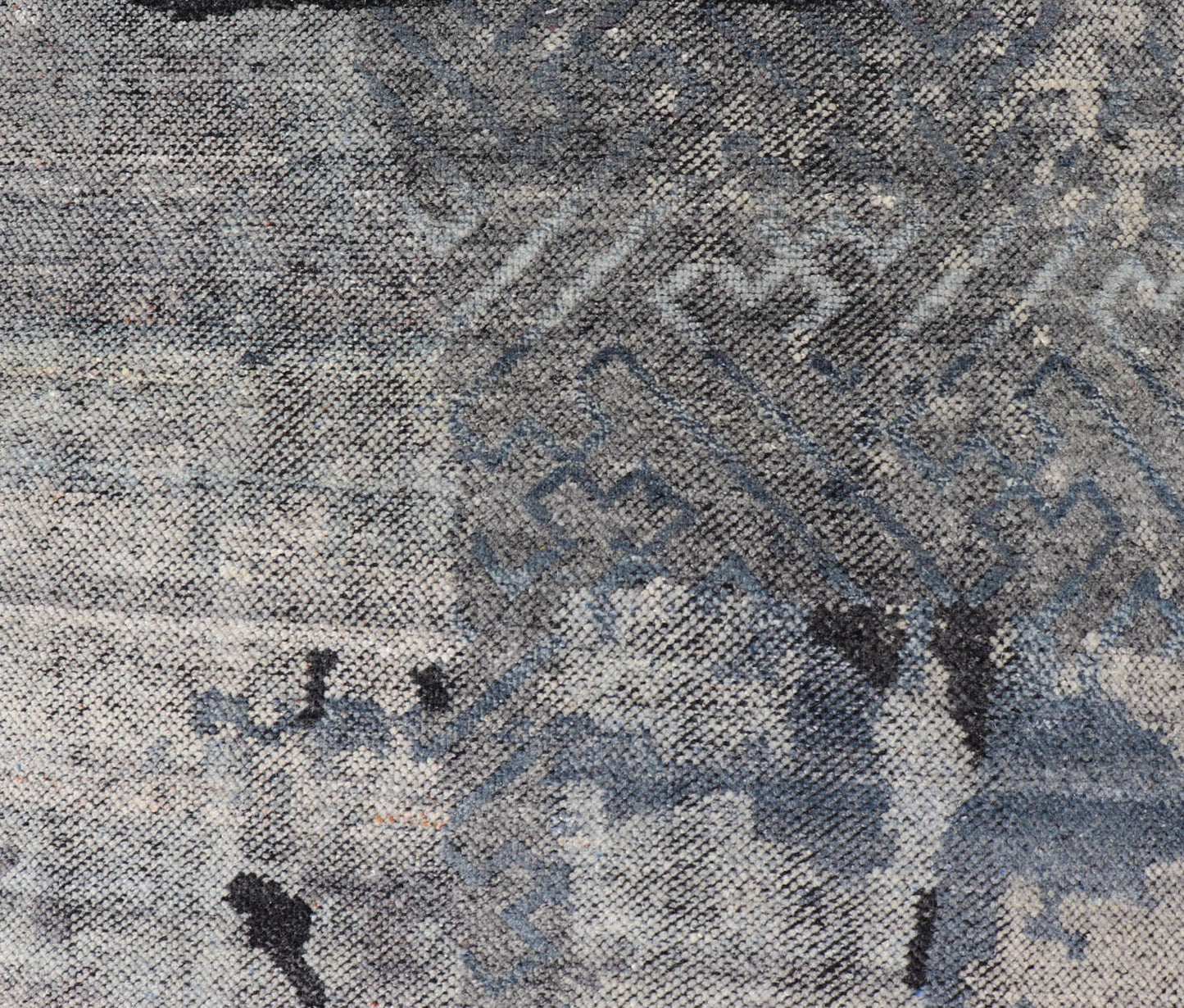 Modern Abstract Area Rug in Dark Neutrals, All - Over Minimal Design Measures 4' x 5'11 This abstract modern design is very popular, with these stylizations being found more and more often in modern interiors and magazines. The sporadic pl... - Keivan Woven ArtsIN - ILM - 160 - MK - 5039 - 20910