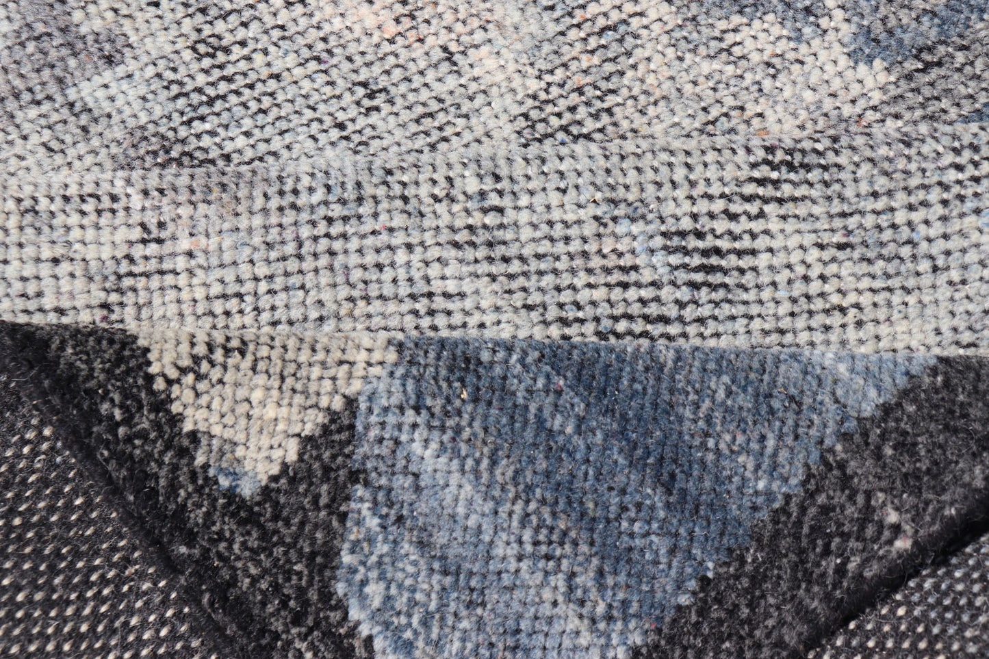 Modern Abstract Area Rug in Dark Neutrals, All - Over Minimal Design Measures 4' x 5'11 This abstract modern design is very popular, with these stylizations being found more and more often in modern interiors and magazines. The sporadic pl... - Keivan Woven ArtsIN - ILM - 160 - MK - 5039 - 20910