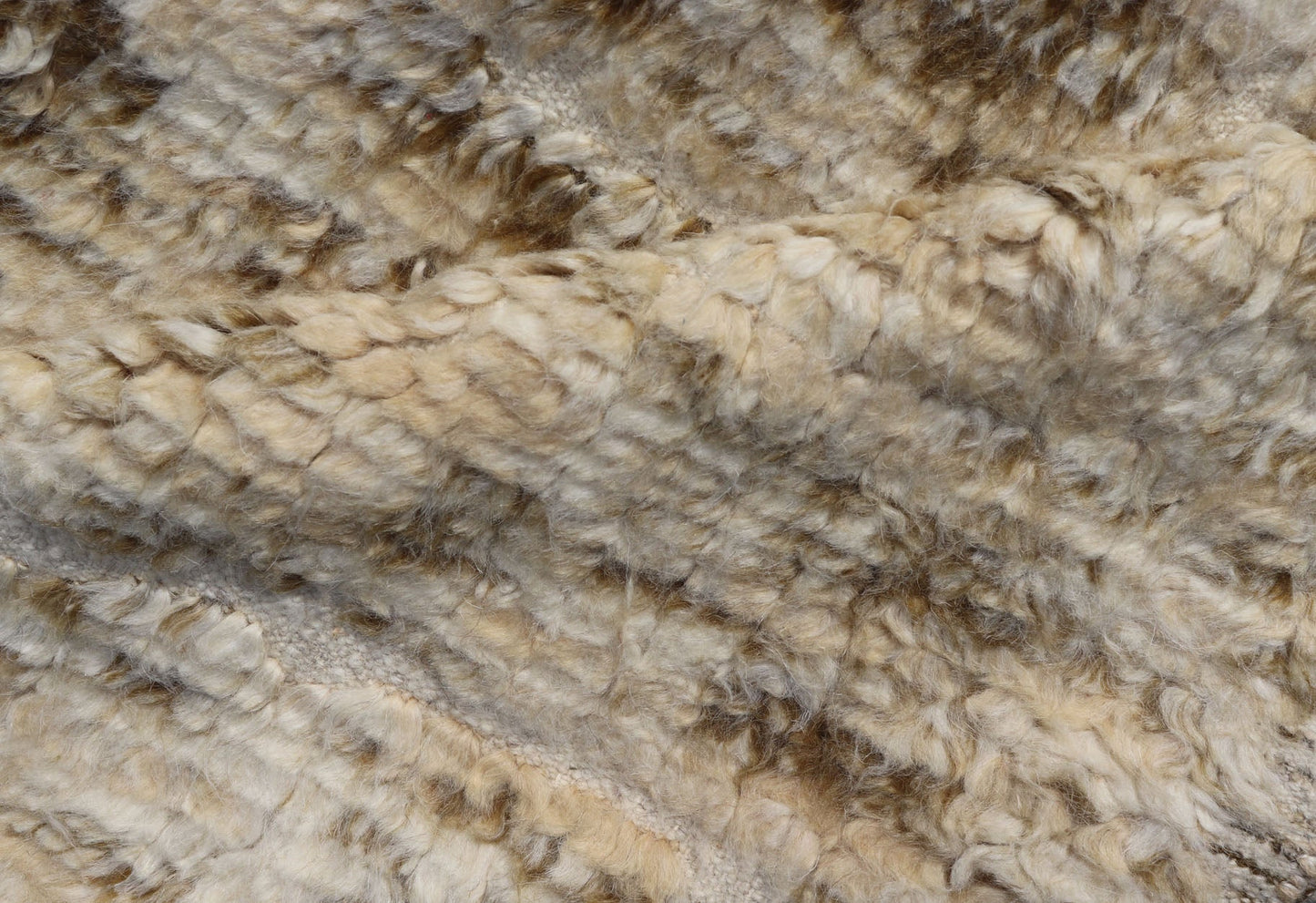 Large Modern Speckled Thick - Wool Indian Rug in Neutral Natural Tones Measures 10'3 x 13'10 Country of Origin: India; Type: Moroccan, Modern; Design: All - Over, Abstract, Modern, Animal; Large Modern Speckled Thick - Wool Indian Rug in Neutr... - Keivan Woven ArtsIN - ILM - 3394 - CB - 6203 - 18168Rug