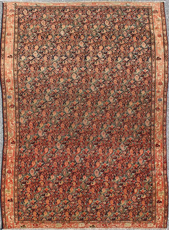 Antique Persian Finely Woven Mishan Malayer Rug rug/J10 - 0101, country of origin / type: Iran / Mishan Malayer, circa 1890 This amazing, antique Mishan Malayer finely woven Persian rug was handwoven around the fourth quarter of the 19th centur... - Keivan Woven ArtsJ10 - 0101 - 2251Rug