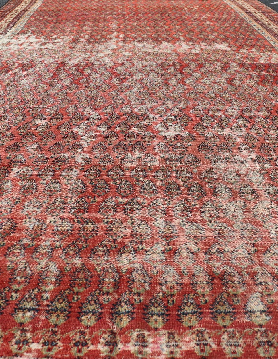 Measures: 6'10 x 15'0 Antique Persian Malayer Gallery by Keivan Woven Arts with Small All - Over Design. Keivan Woven Arts / Rug/ KBE - 230902, country of origin / type: Iran / Malayer, circa 1920. This antique Malayer gallery runner from 1920s Pers... - Keivan Woven ArtsKBE - 230902 - 25308Rug