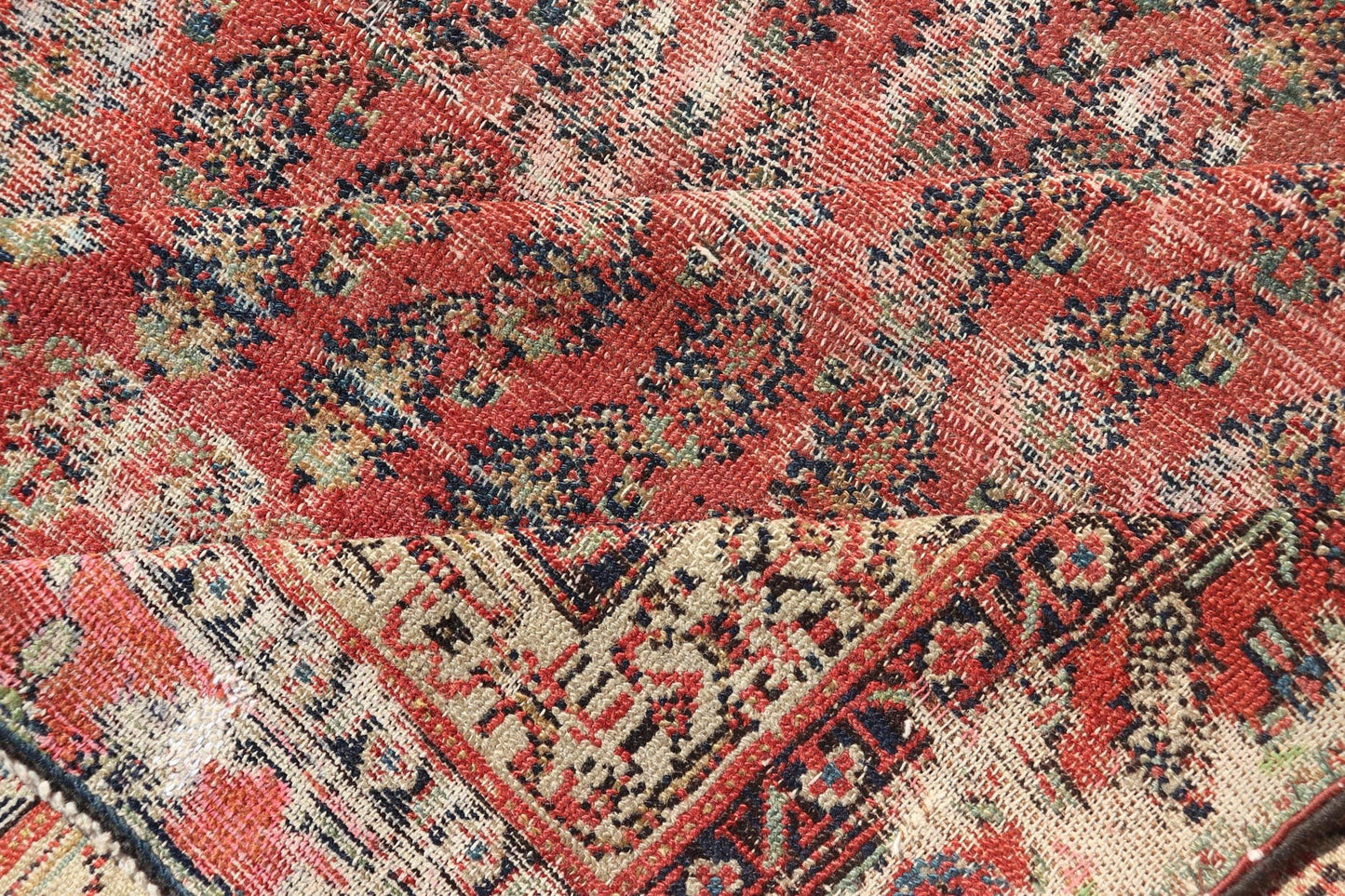 Measures: 6'10 x 15'0 Antique Persian Malayer Gallery by Keivan Woven Arts with Small All - Over Design. Keivan Woven Arts / Rug/ KBE - 230902, country of origin / type: Iran / Malayer, circa 1920. This antique Malayer gallery runner from 1920s Pers... - Keivan Woven ArtsKBE - 230902 - 25308Rug