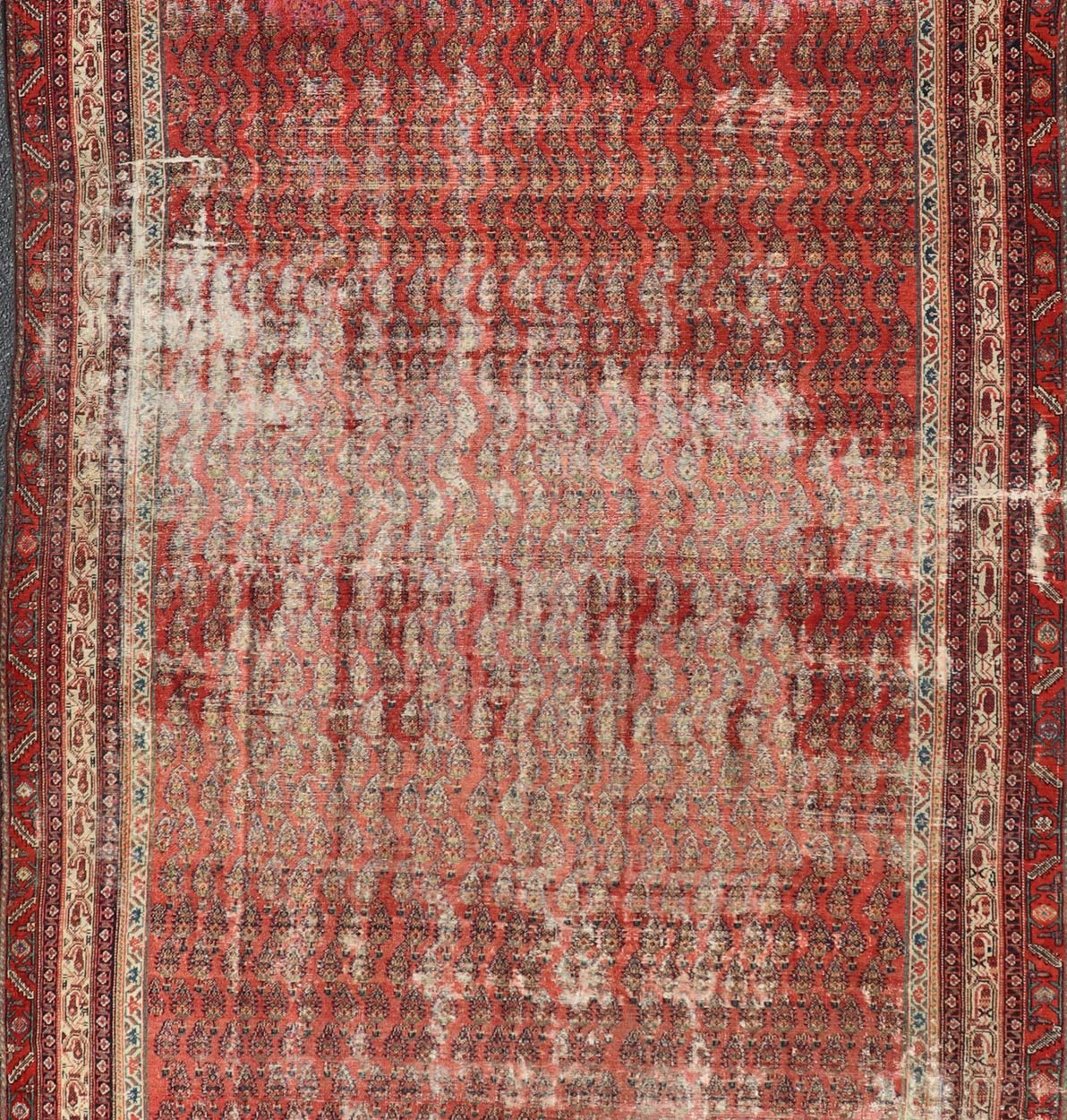 Measures: 6'10 x 15'0 Antique Persian Malayer Gallery by Keivan Woven Arts with Small All - Over Design. Keivan Woven Arts / Rug/ KBE - 230902, country of origin / type: Iran / Malayer, circa 1920. This antique Malayer gallery runner from 1920s Pers... - Keivan Woven ArtsKBE - 230902 - 25308Rug