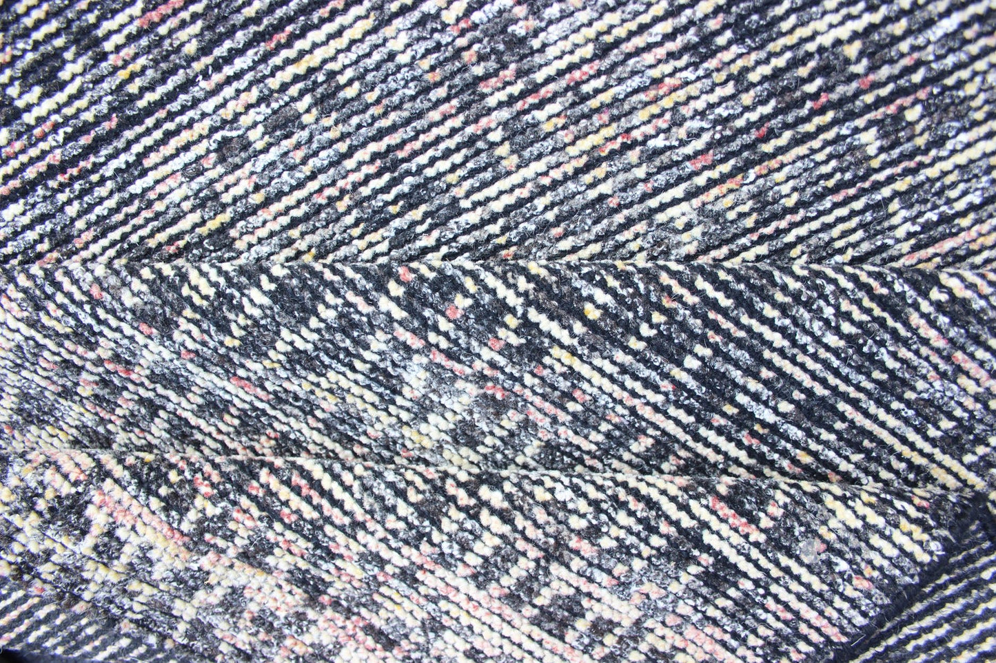 Modern Design Gallery Runner with All - over Checkerboard Design Hand - Knotted in Wool Measures: 2'7 x 10 Country of Origin: India; Type: Modern; Design: Checkered, Gingham, All - Over; Charcoal, Yellow, Blue and white tones rug with modern f... - Keivan Woven ArtsKHN - 1005 - POLLOC - 02 - 13892