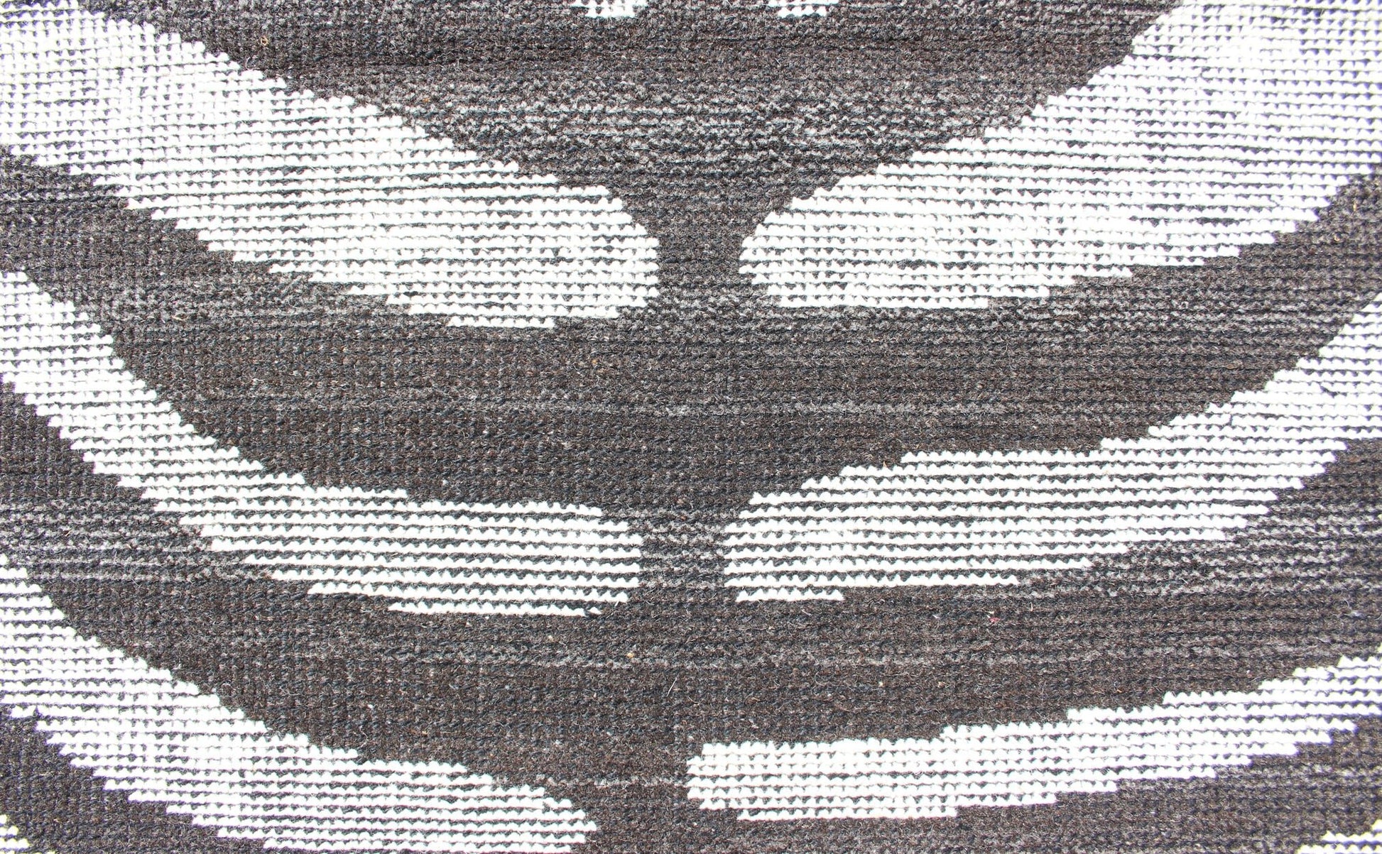 Measures:8'4 x 10'1 Black and White Zebra Design Distressed Modern Rug. Ivory, Black and charcoal modern zebra design distressed piled rug. Keivan Woven Arts / rug KHN - 1023 - TR - 1048, country of origin / type: India / Modern Piled Rug. A uniqu... - Keivan Woven ArtsKHN - 1023 - TR - 1048 - 13522Rug