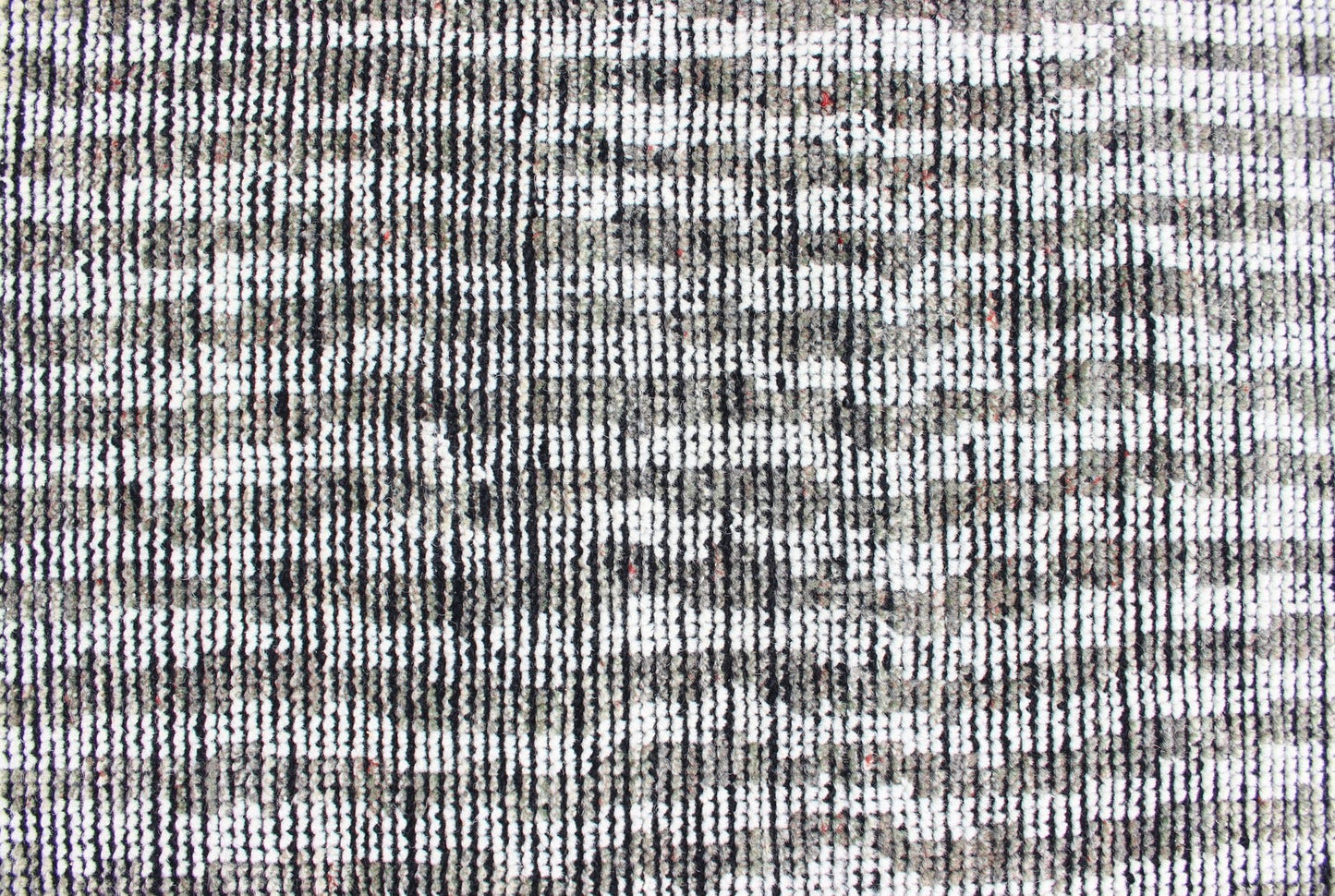Minimalist Modern Design Distressed Rug in Shades of White and Taupe. Shades of White and Taupe/green modern distressed piled rug, rug KHN - 1030 - TR - 578, country of origin / type: India / Distressed Modern Piled Rug. This distressed modern des... - Keivan Woven ArtsKHN - 1030 - TR - 578 - 13568Rug