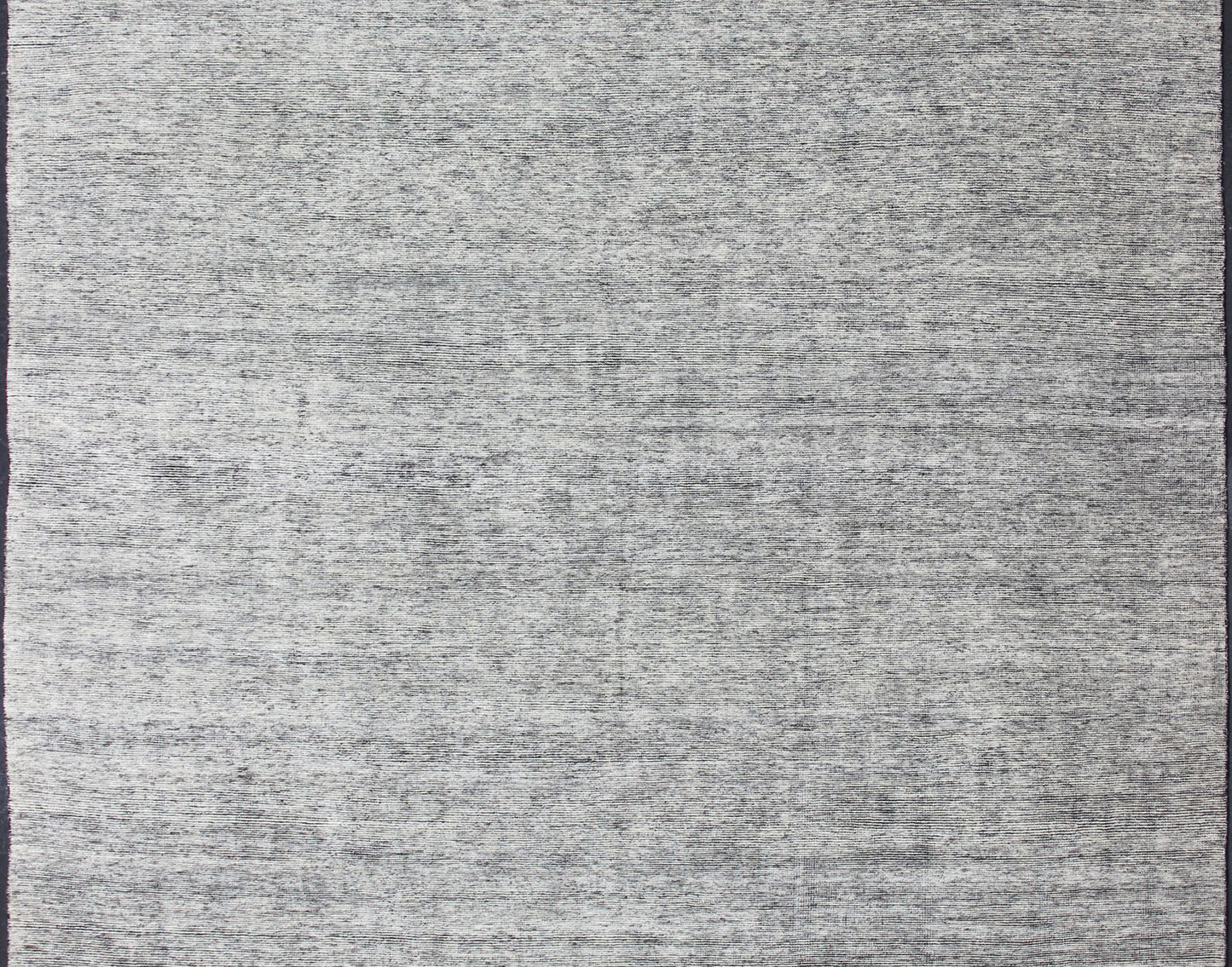 Square Modern Rug in Solid white color with distressed pile and Charcoal Weft. A perfect Square Modern Rug in minimalist Solid white color and distressed pile. rug /HN - 1043 - J2 - , country of origin / type: India / Modern Piled Rug. With a uni... - Keivan Woven ArtsKHN - 1043 - J2 - BLACK - 13396Rug