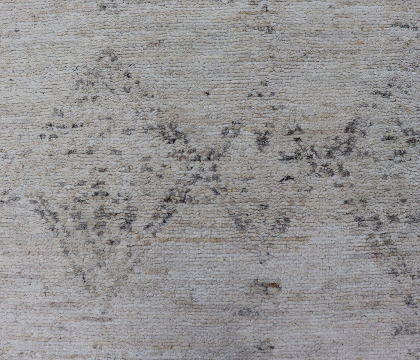 Long Modern Gallery Runner in Neutrals With Moroccan Styled Diamond Design Measures 4'5 x 14'0 This modern gallery runner features a creamy beige field homing darker neutral diamonds, loosely resembling Moroccan tribal designs. This pie... - Keivan Woven ArtsKHN - 34908 - TR - 1057 - 21060Rug