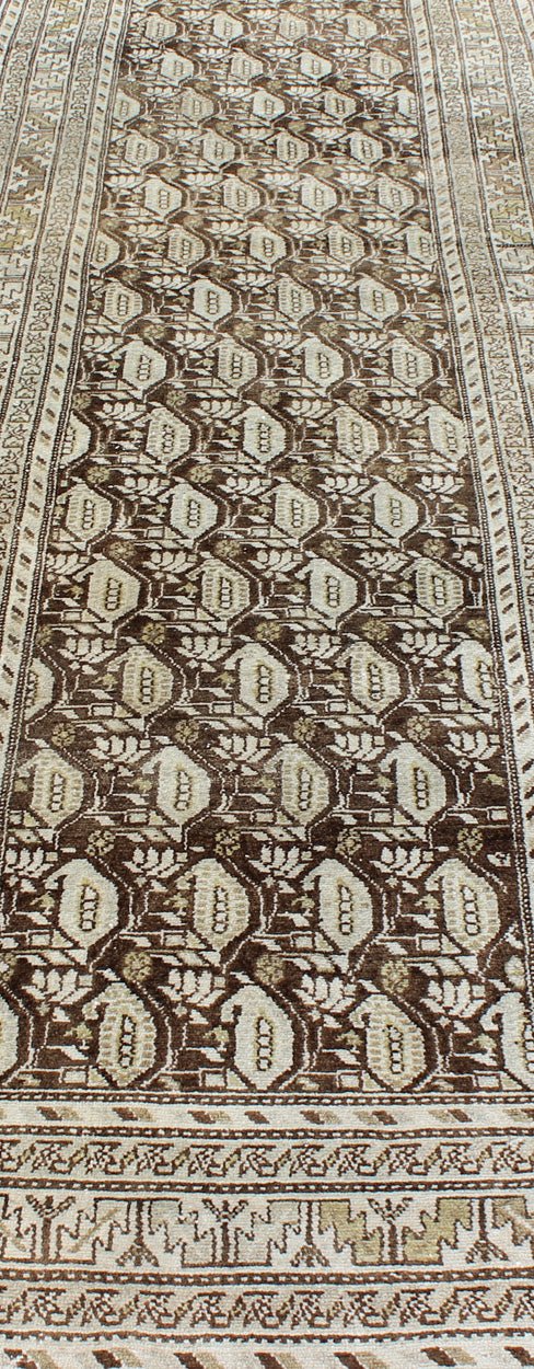 Early 20th Century Antique Persian Malayer Rug with All - Over Paisley Design, rug l11 - 0915, country of origin / type: Iran / Malayer, circa 1920 This antique Persian Malayer long runner from early 20th century (circa 1920s) Iran features an all - o... - Keivan Woven ArtsL11 - 0915 - 88Rug