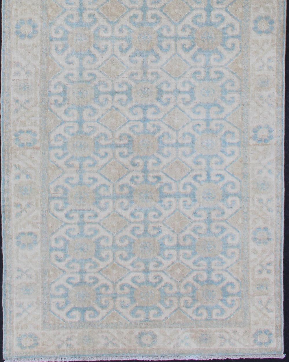 Keivan Woven Arts Khotan Runner with All - Over Geometric - Pomegranate Pattern. Keivan Woven Arts / rug MP - 1911 - 10719 country of origin / type: Afghanistan / Khotan. Measures: 2'9 x 9'10 This Khotan features a geometric all - over design flanked by a... - Keivan Woven ArtsMP - 1911 - 10719 - 12561