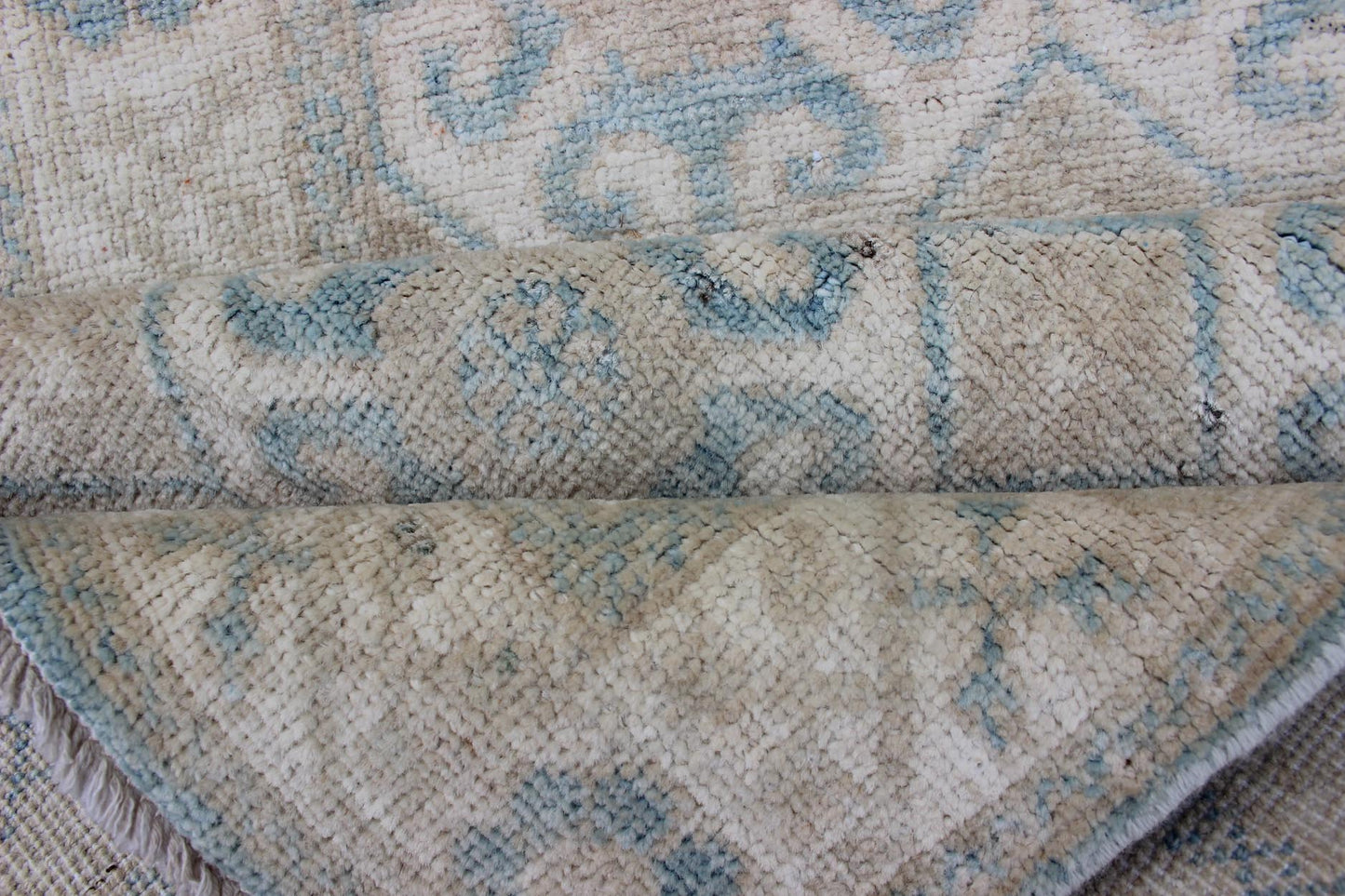 Keivan Woven Arts Khotan Runner with All - Over Geometric - Pomegranate Pattern. Keivan Woven Arts / rug MP - 1911 - 10719 country of origin / type: Afghanistan / Khotan. Measures: 2'9 x 9'10 This Khotan features a geometric all - over design flanked by a... - Keivan Woven ArtsMP - 1911 - 10719 - 12561