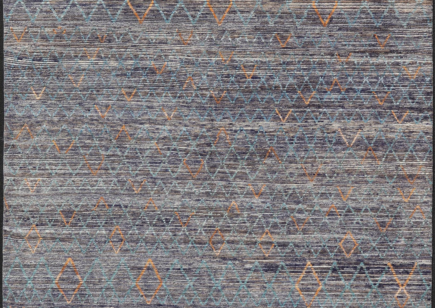 Modern Hand - Knotted Rug with All - Over Geometric Moroccan Design With Color. Keivan Woven Arts; rug MSE - 12573 country of origin / type: Afghanistan / Modern Casual, circa Early - 21th century. Measures: 11'9 x 15'10 This modern casual tribal rug ha... - Keivan Woven ArtsMSE - 12573 - 25389Rug