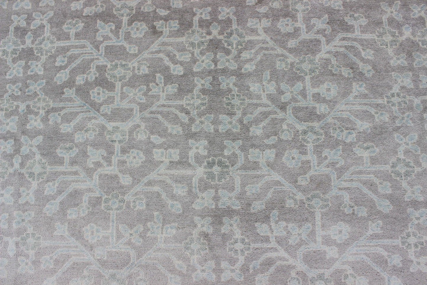 Keivan Woven Arts Khotan Rug in Wool with All - Over Design. Keivan Woven Arts; rug OB - 9379586 - 6460001, country of origin / type: India / Khotan, circa Early 21st Century. Measures: 8'9 x 11'9 This modern Indian Khotan rug has been hand - knotted in... - Keivan Woven ArtsOB - 9379586 - 6460001 - 9677Rug