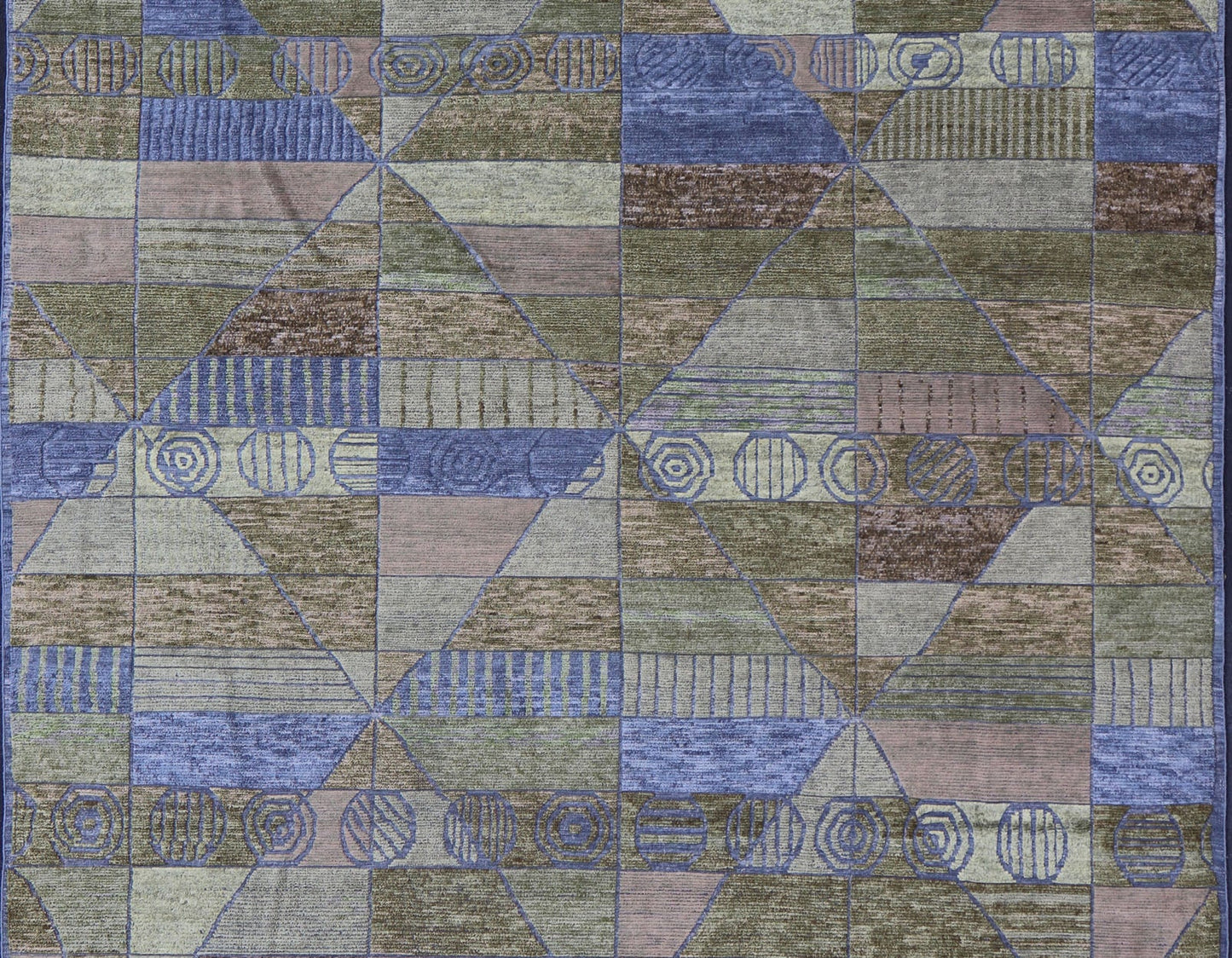 Large Piled Scandinavian Sub - Geometric Modern Rug by Keivan Woven Arts. Measures 10'1 x 14'0 Country of Origin: India; Type: Piled Scandinavian; Design: Sub - Geometric, All - Over, Modern Casual; Keivan Woven Arts: rug RJK - 2056 - A2658G; Large Pi... - Keivan Woven ArtsRJK - 2056 - A2658G - 17130