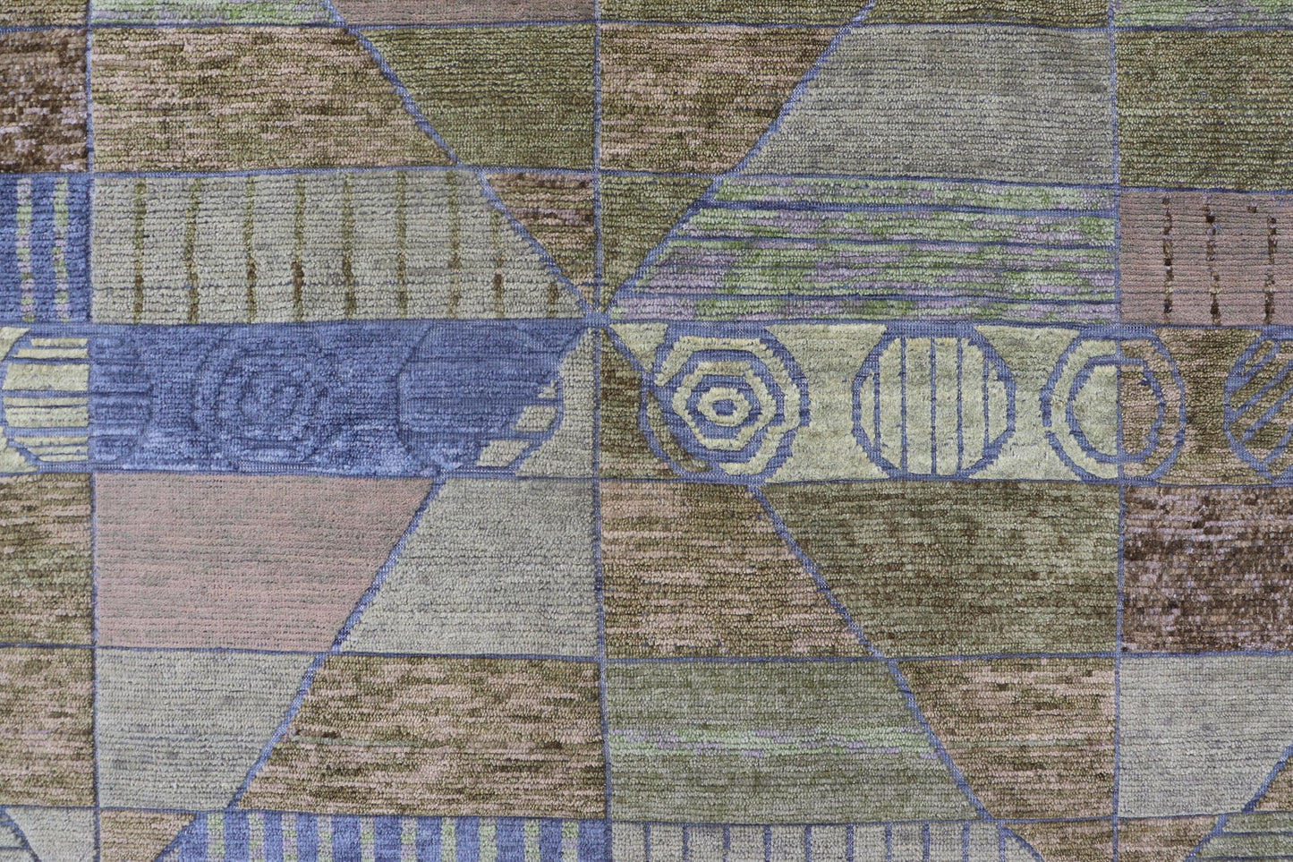 Large Piled Scandinavian Sub - Geometric Modern Rug by Keivan Woven Arts. Measures 10'1 x 14'0 Country of Origin: India; Type: Piled Scandinavian; Design: Sub - Geometric, All - Over, Modern Casual; Keivan Woven Arts: rug RJK - 2056 - A2658G; Large Pi... - Keivan Woven ArtsRJK - 2056 - A2658G - 17130