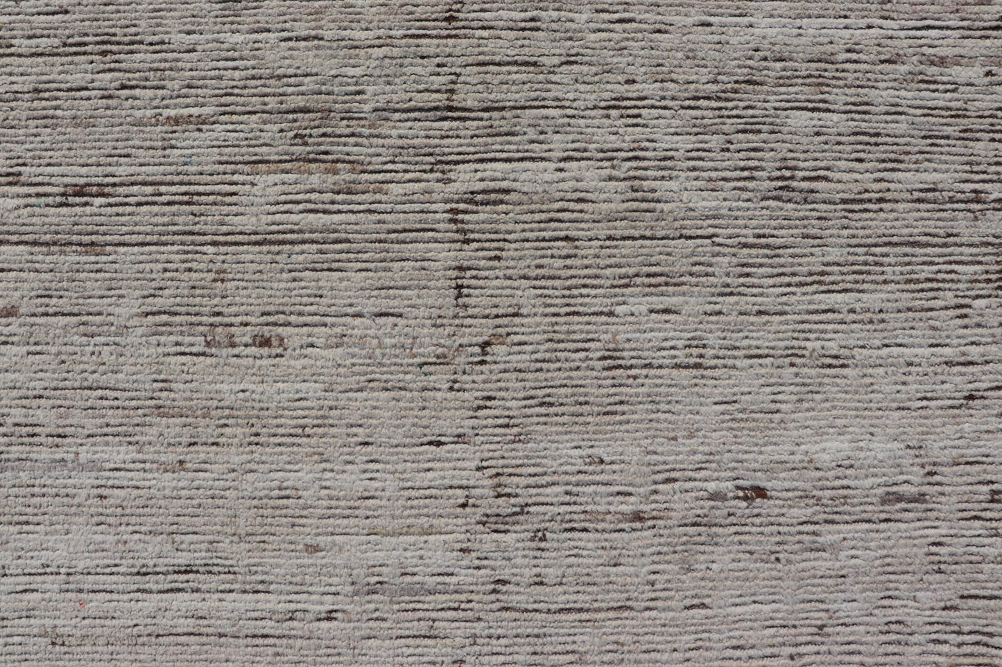 Minimalist Modern with Solid Off White Background in Textures Wool. As part of our modern casual collection, this distressed modern rug with Solid design is inspired by Moroccan rugs. The textured pile is white and off white wool and underneath the ... - Keivan Woven ArtsSNK - 1359 - 21505Rug